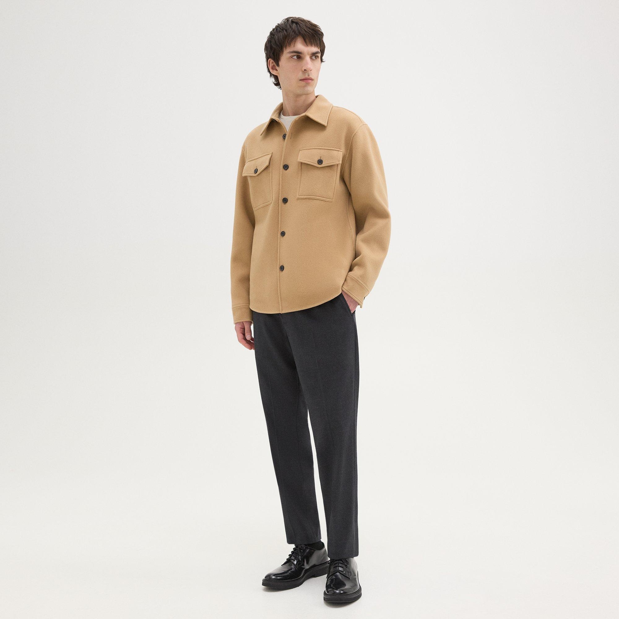 Shirt Jacket in Double-Face Wool-Cashmere - 6