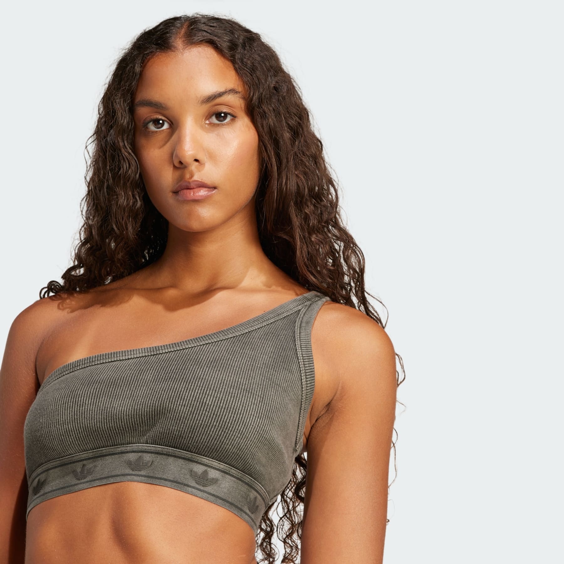 Ribbed One-Shoulder Top - 5