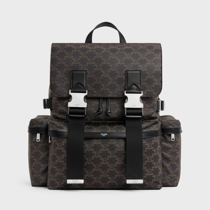 Backpack in Triomphe canvas and calfskin 1