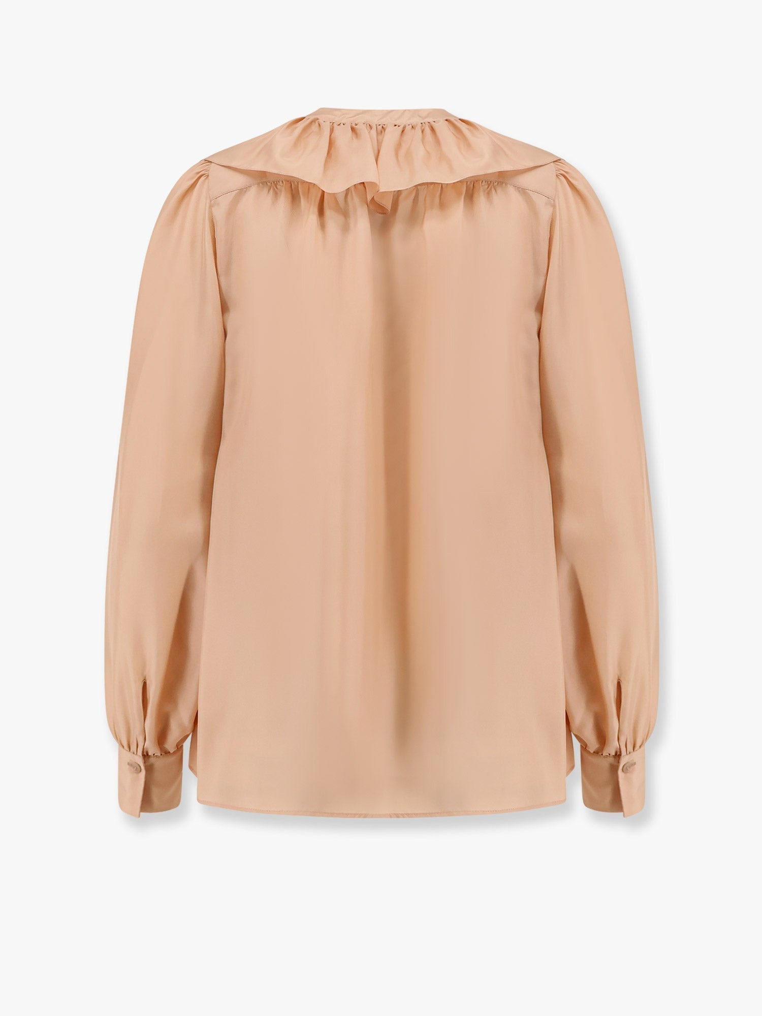 CHLOE' - Chloe' Silk Shirt With Rouches - 4