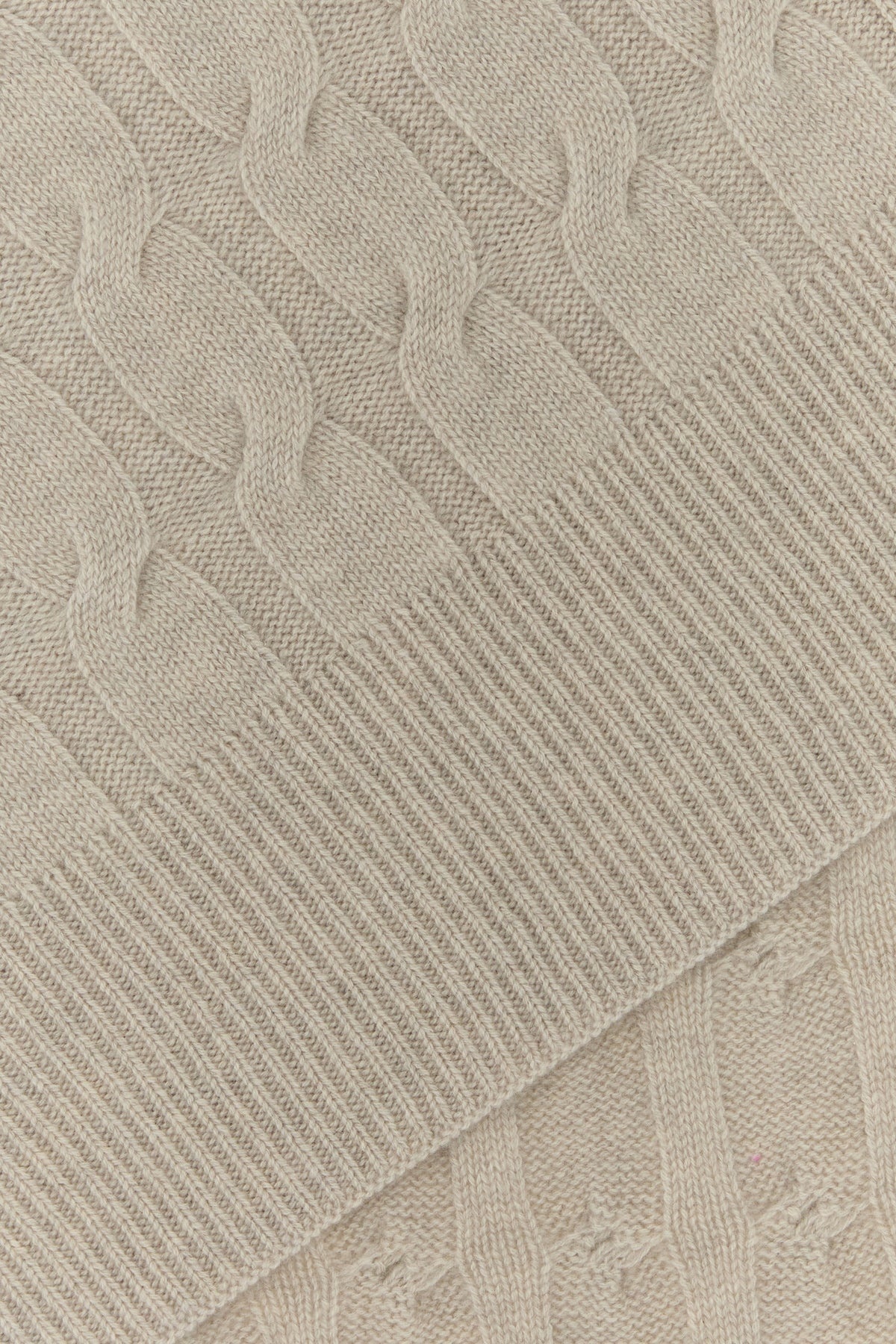 Sand cashmere Rialto scarf - 2