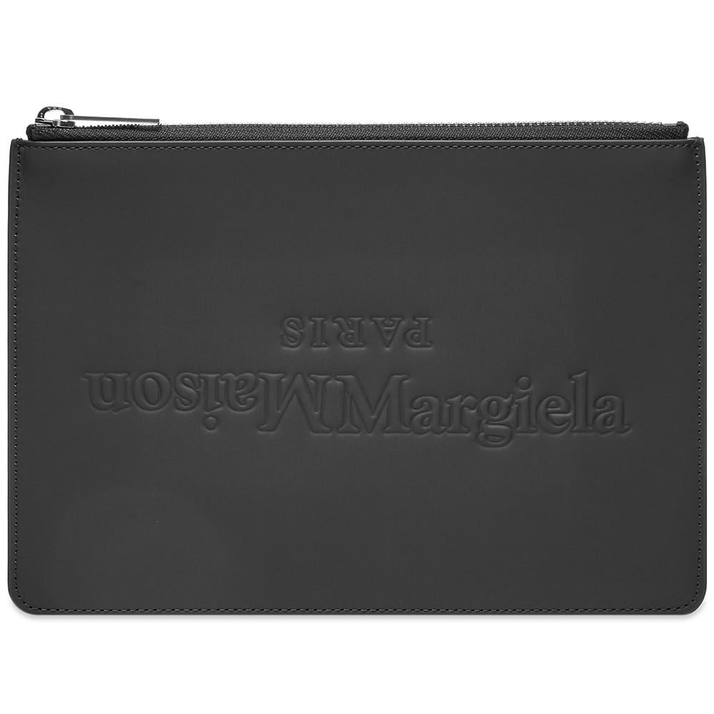 Maison Margiela 11 Debossed Leather Pouch - 1