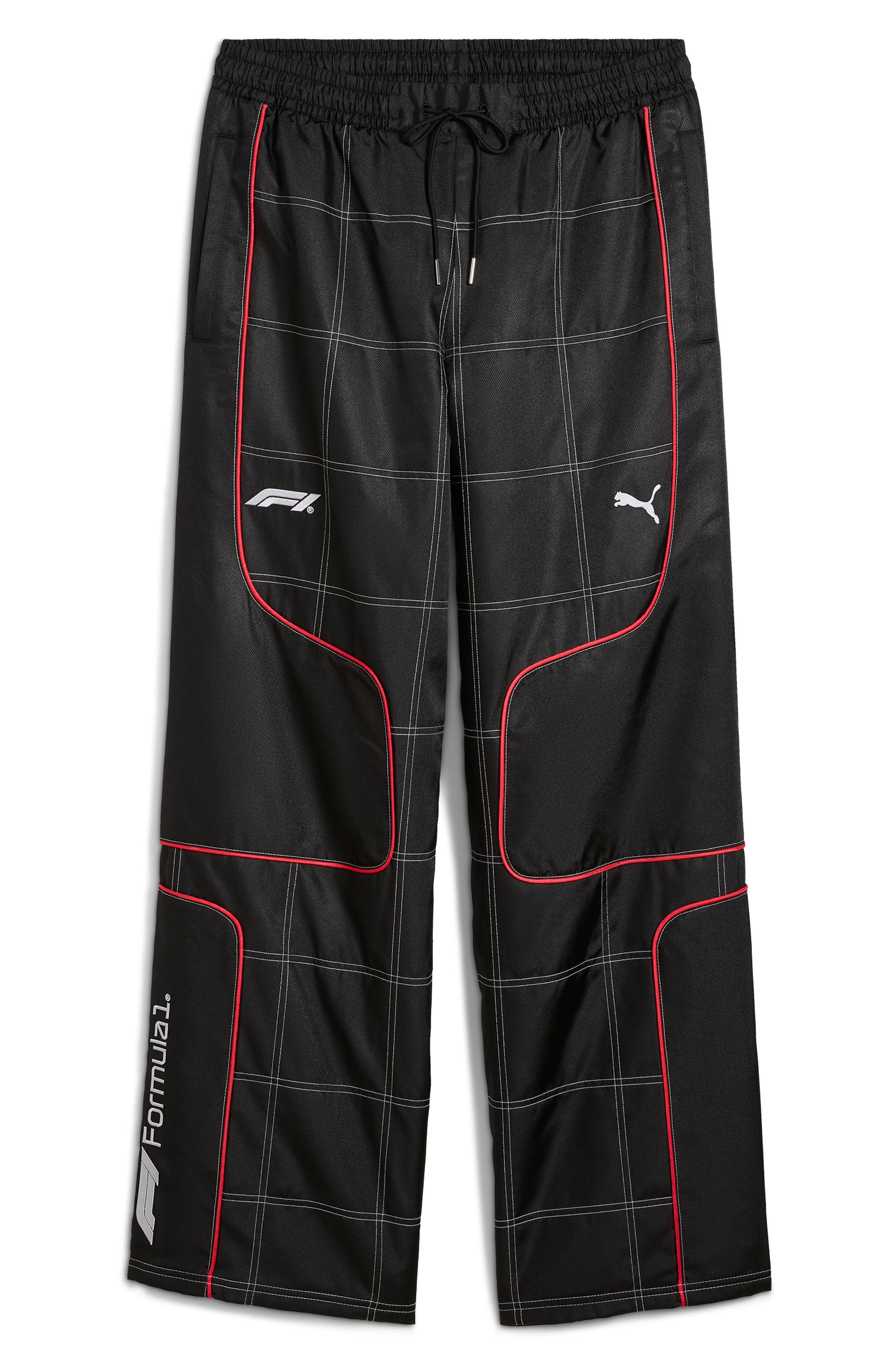 PUMA F1 Lifestyle Racing Pants in Puma Black at Nordstrom - 4