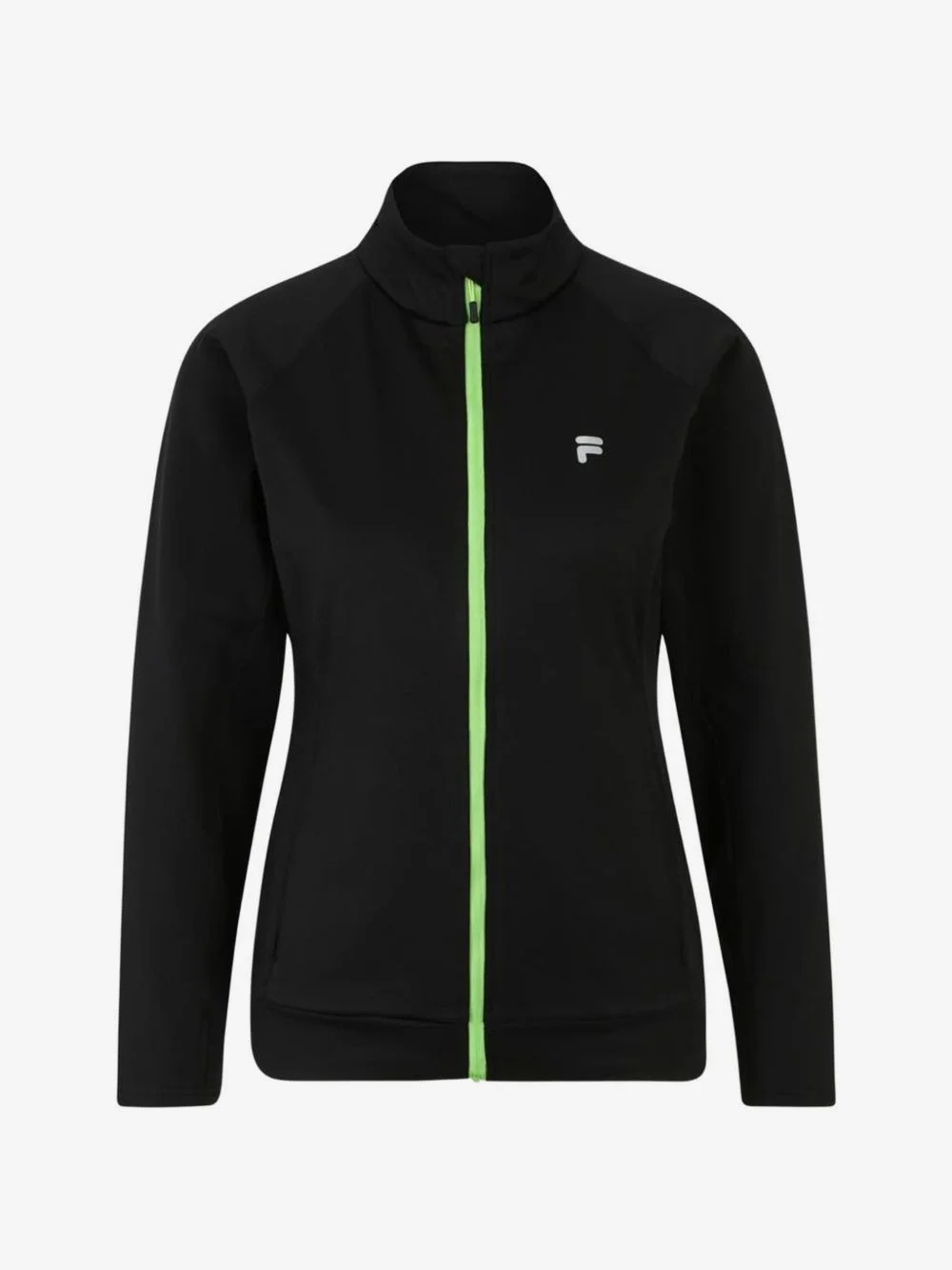 logo-patch zip-up sweatshirt - 1