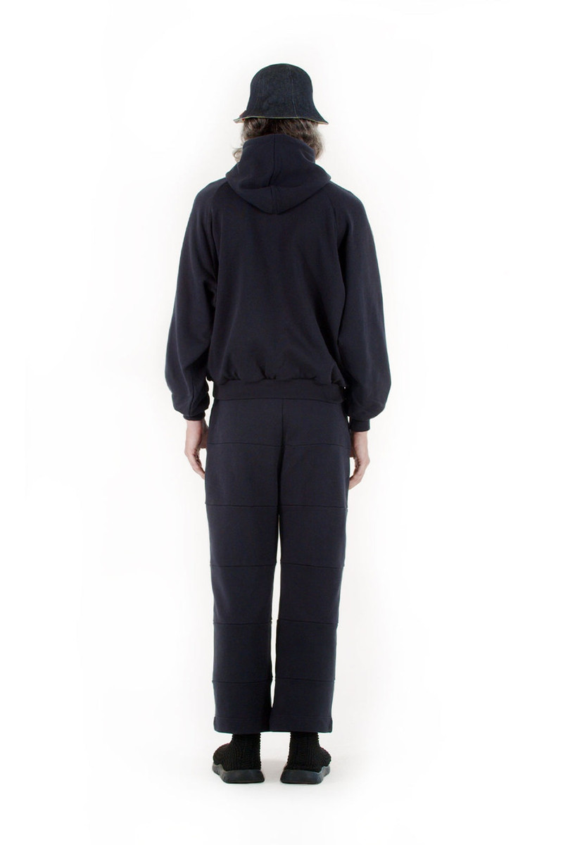SUNNEI EMBROIDERED HOODIE / midnight blue outlook