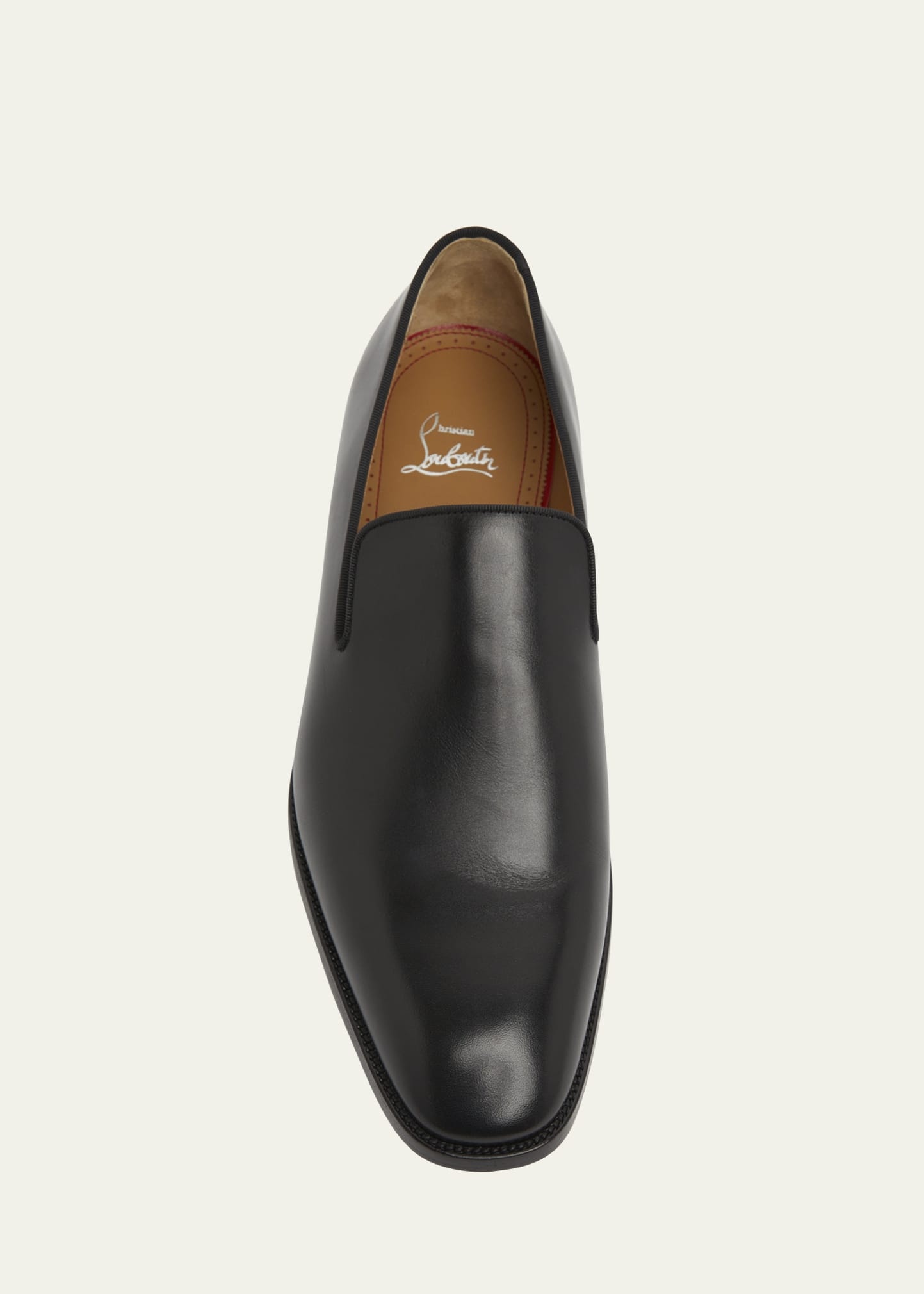 Men's Danny Red-Sole Leather Loafers - 3
