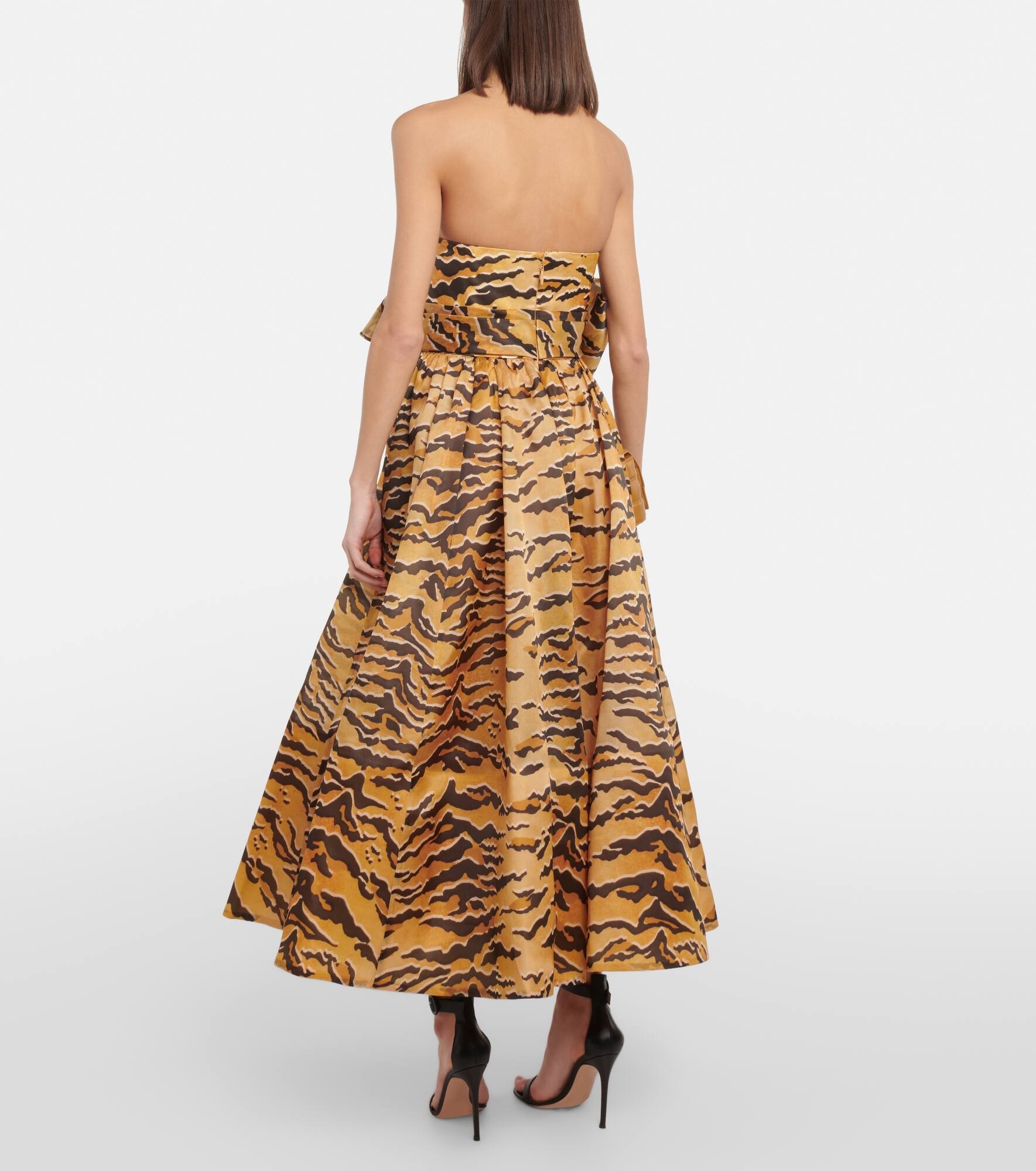 Matchmaker animal-print silk maxi dress - 3