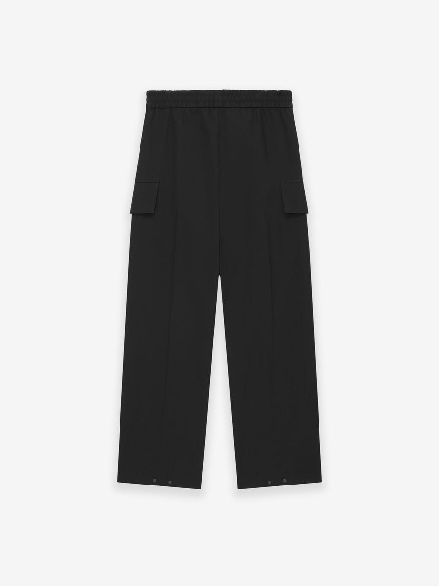 Weighted Twill Wide Leg Cargo Pants - 2