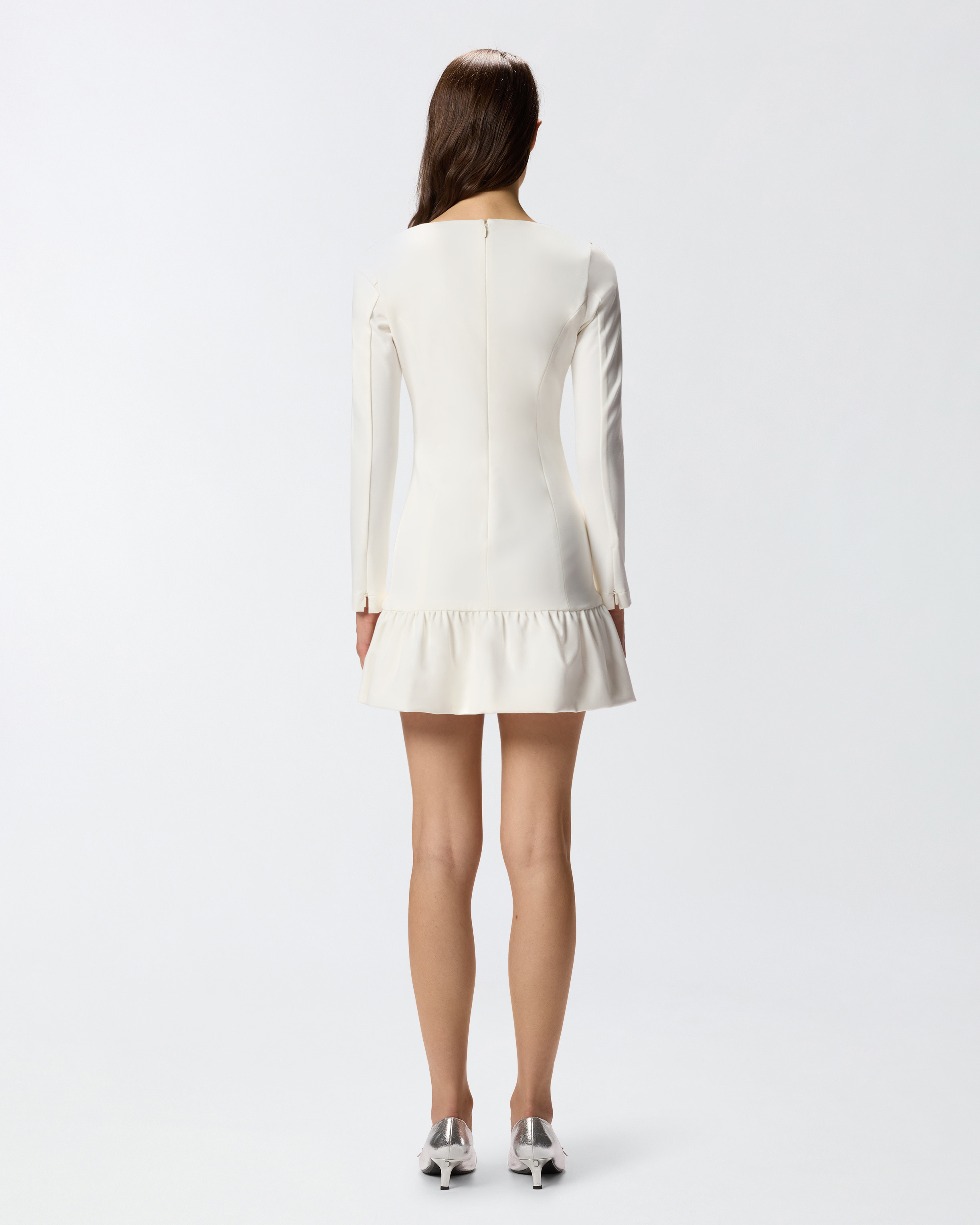 MINI DRESS WITH SQUARE NECKLINE - 4