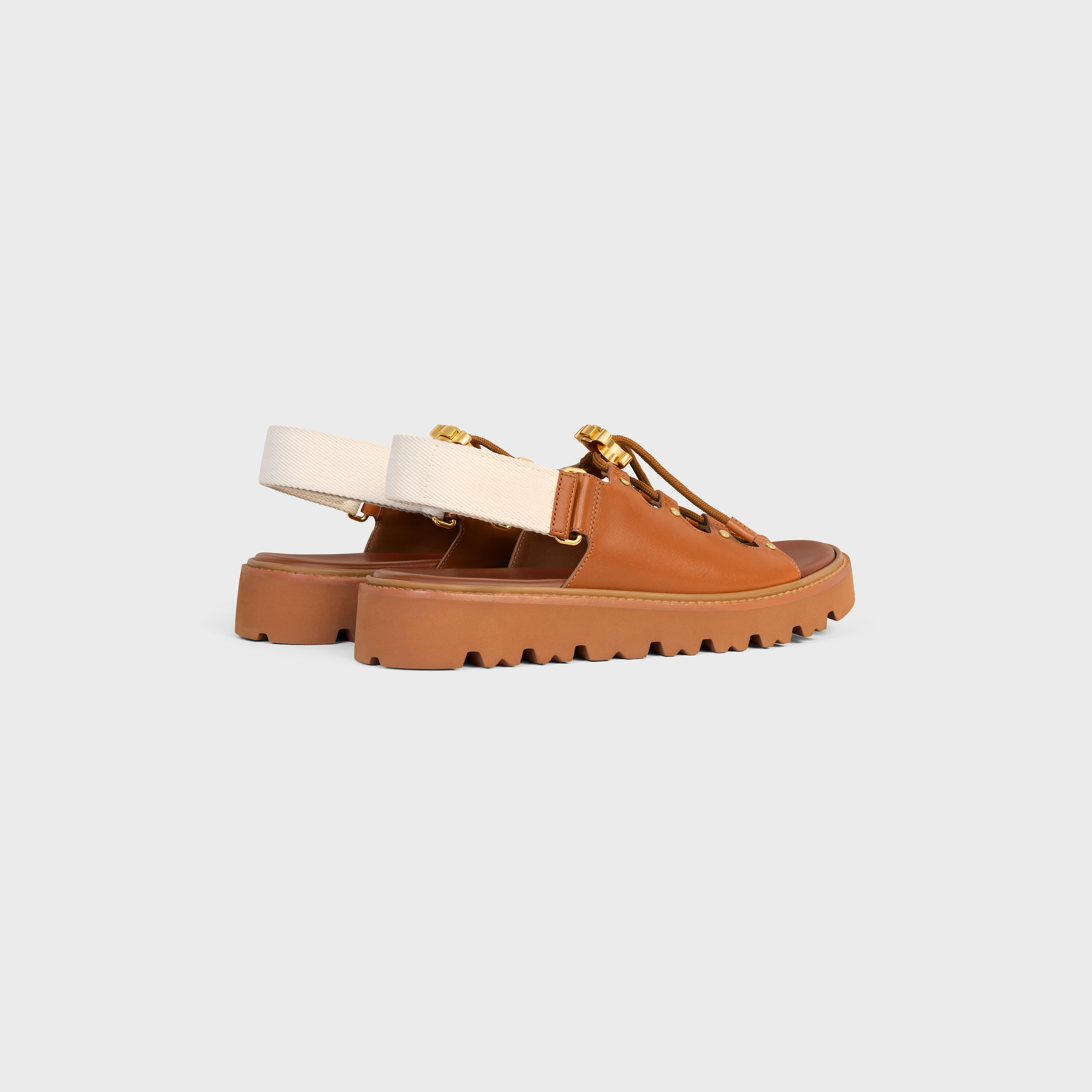 CELINE BILLIE CHUNKY SANDALE  IN Calfskin and Textile - 3