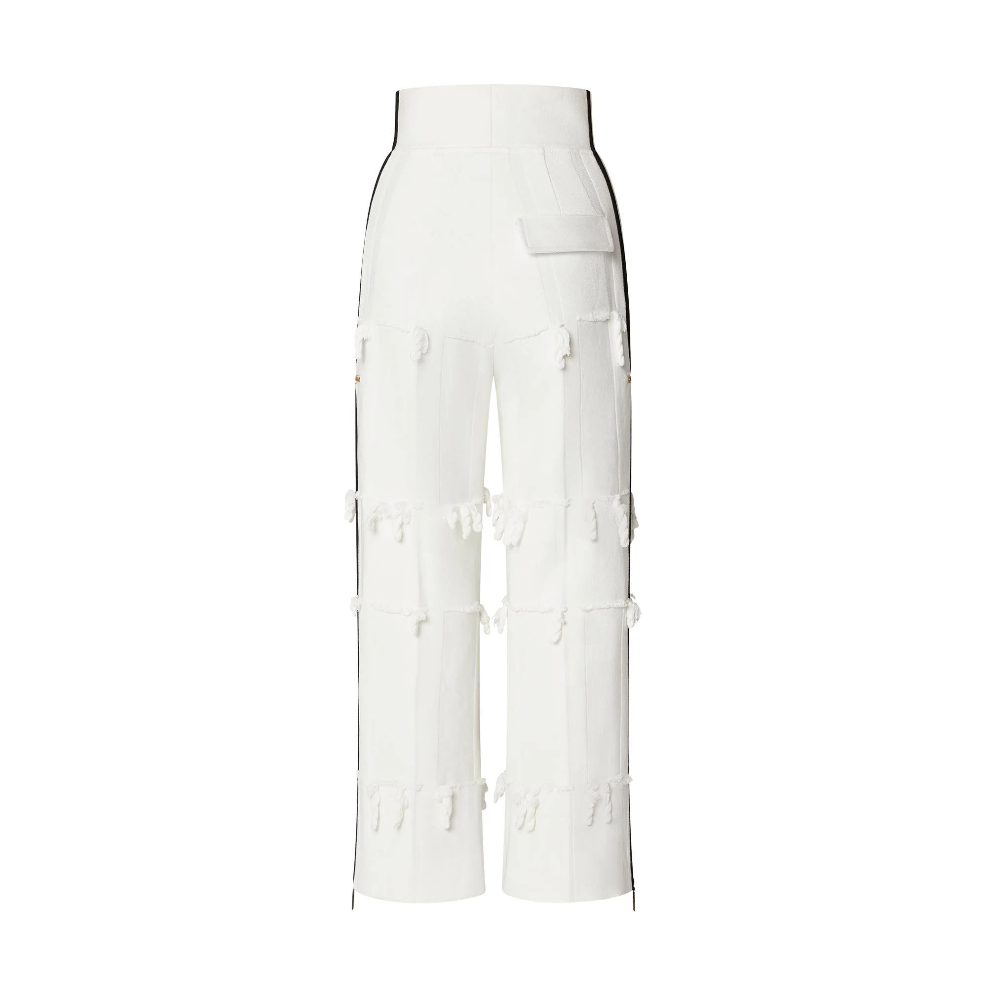 Cotton Gabardine Braid Pants - 2