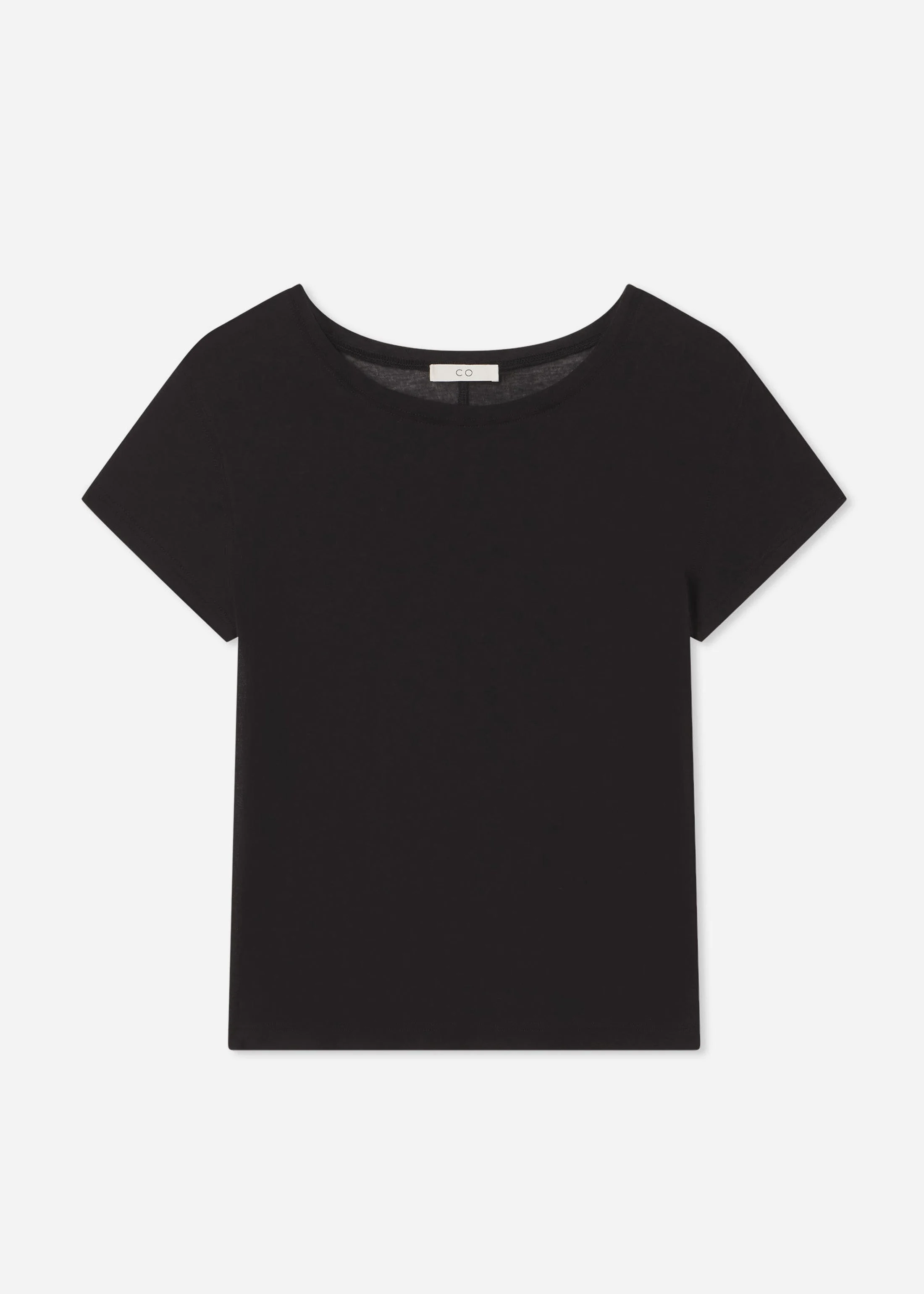 Crewneck Short Sleeve T-Shirt in Cotton Jersey - 1
