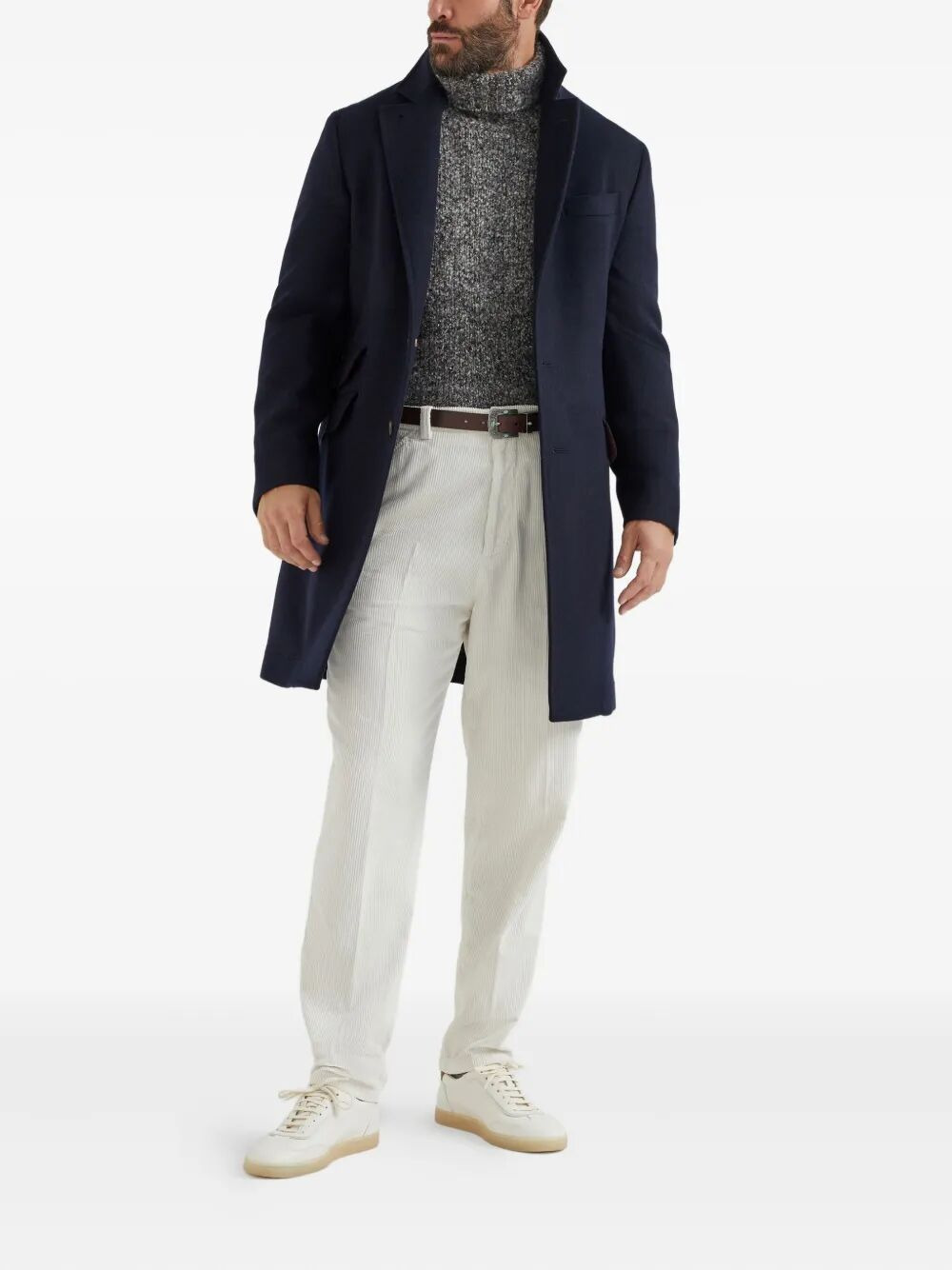 Brunello Cucinelli Men Cashmere Outwear Jacket - 4