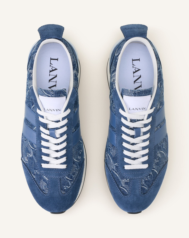 BLUE LUNAR YEAR BUMPR SNEAKERS IN DENIM 4