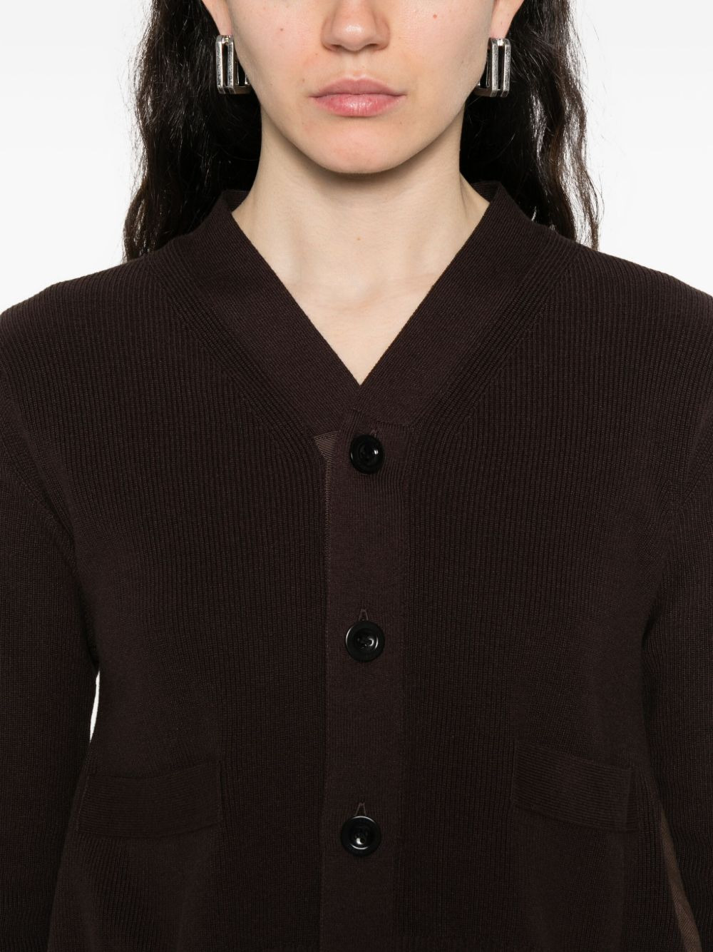 layered cardigan - 5