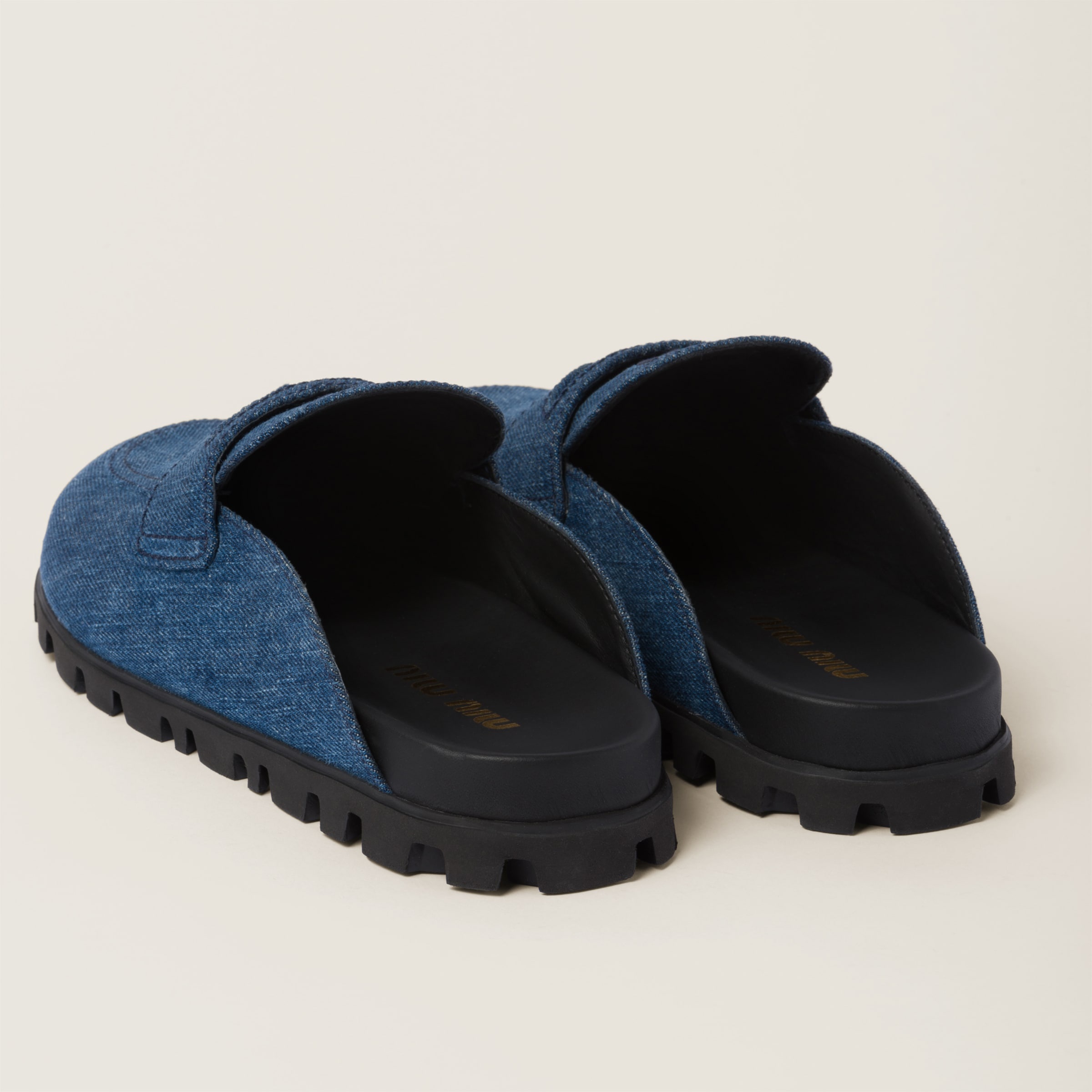Denim mules - 3