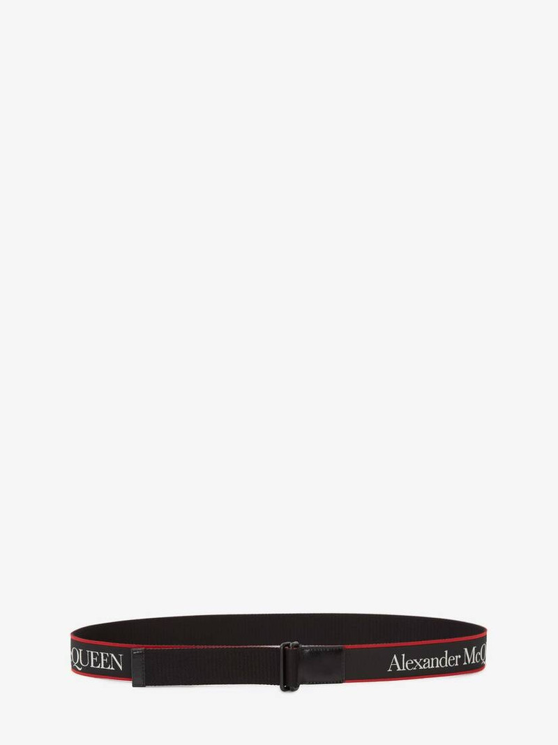 Camera Belt in Black/red 1