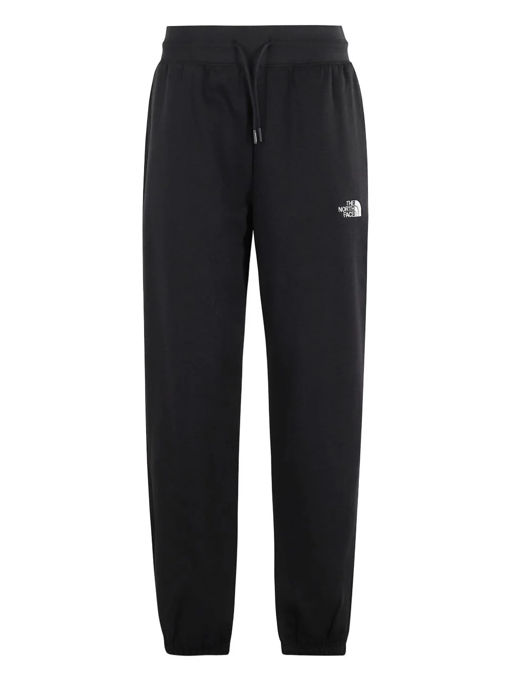 elastic-waistband logo trousers - 1