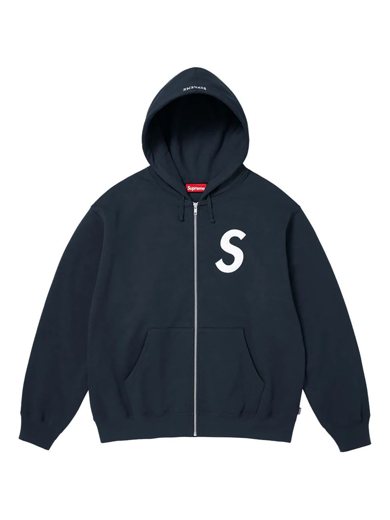 S logo zip-up hoodie 1