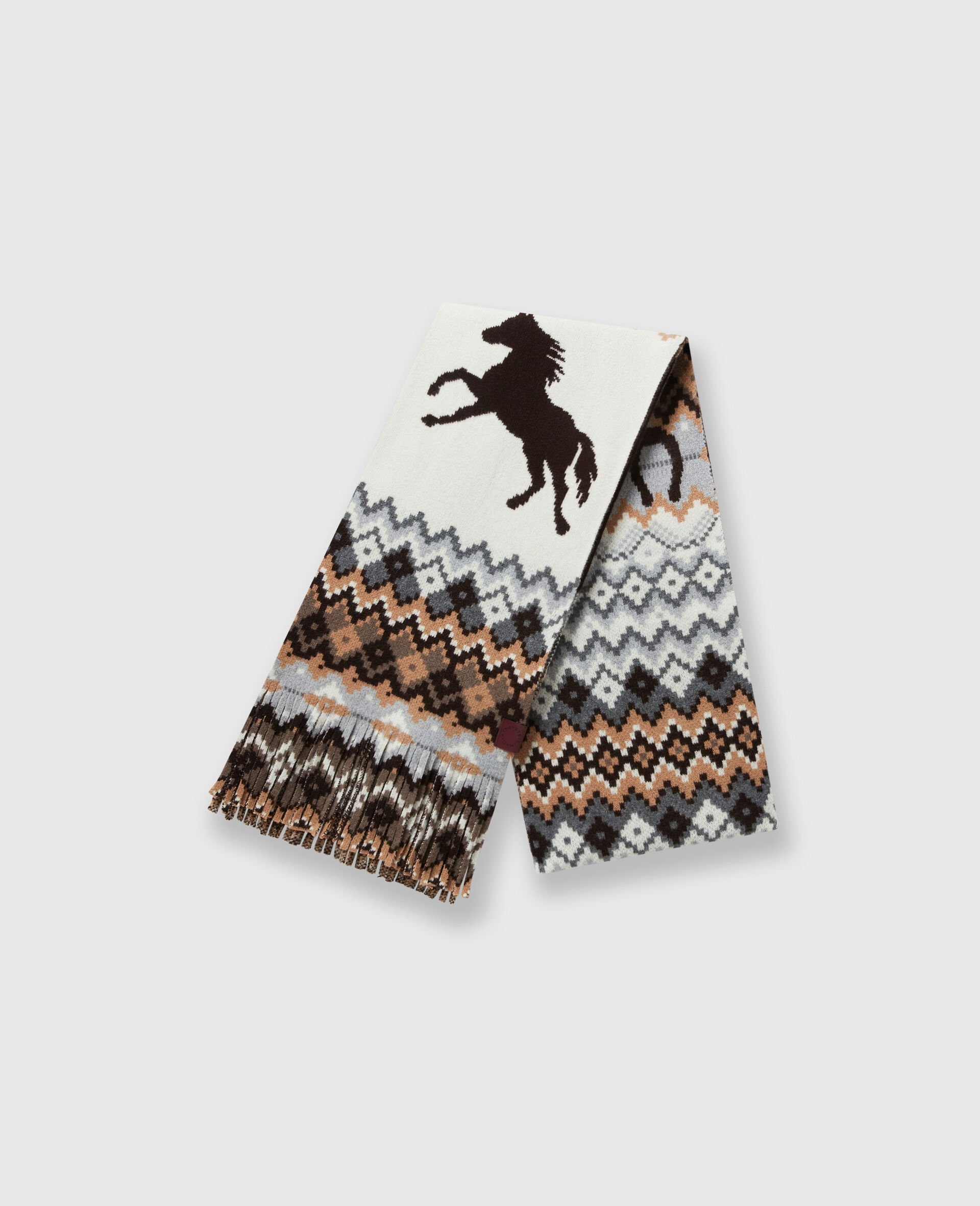 Fairisle Logo Scarf - 1