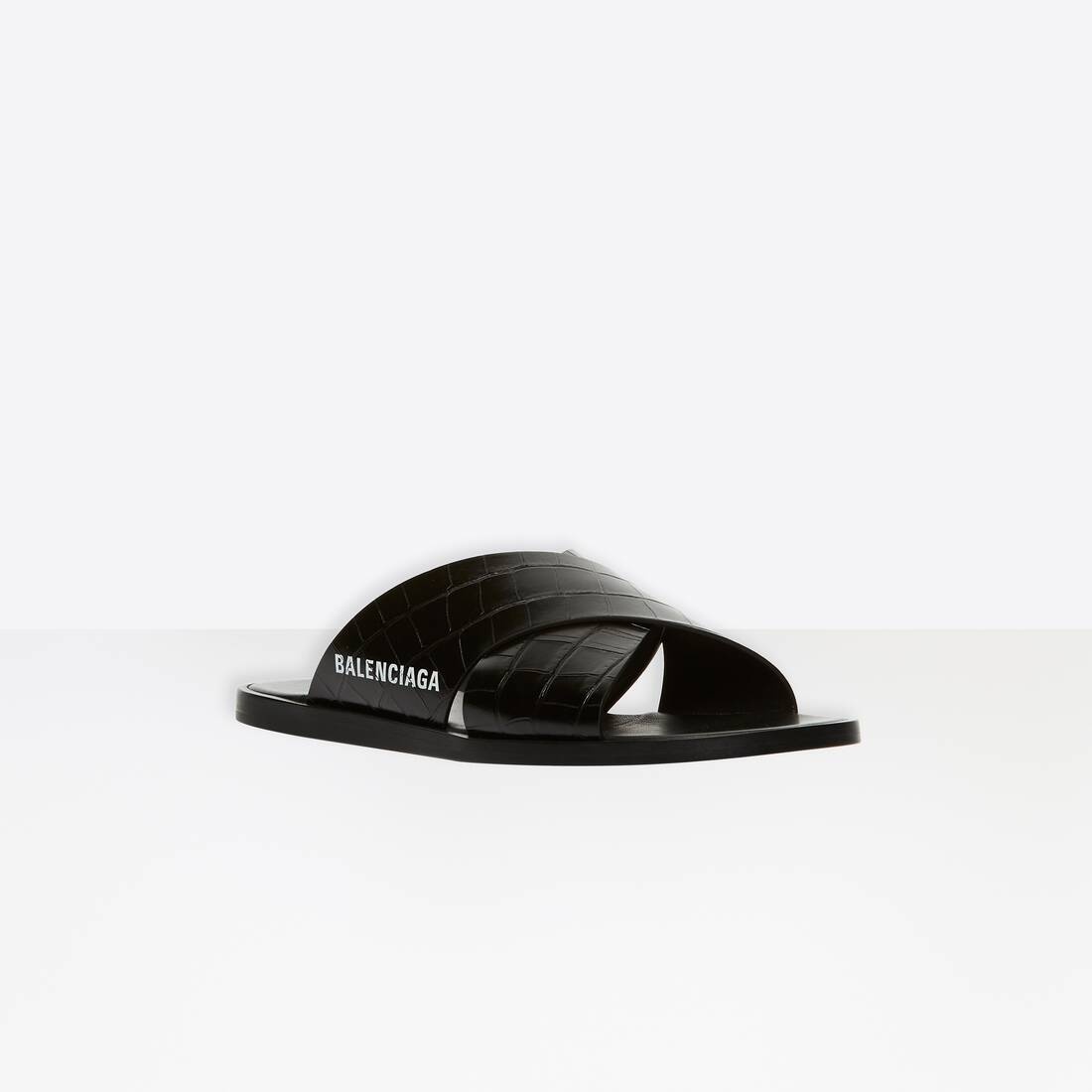 Men's Cosy Sandal in Black/white - 4