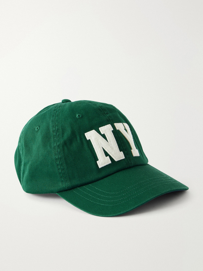Embroidered Cotton-Twill Baseball Cap 1