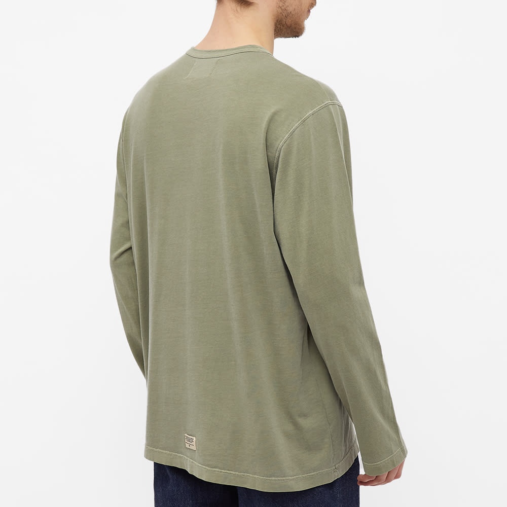 Nigel Cabourn Long Sleeve Embroidered Arrow Tee - 5