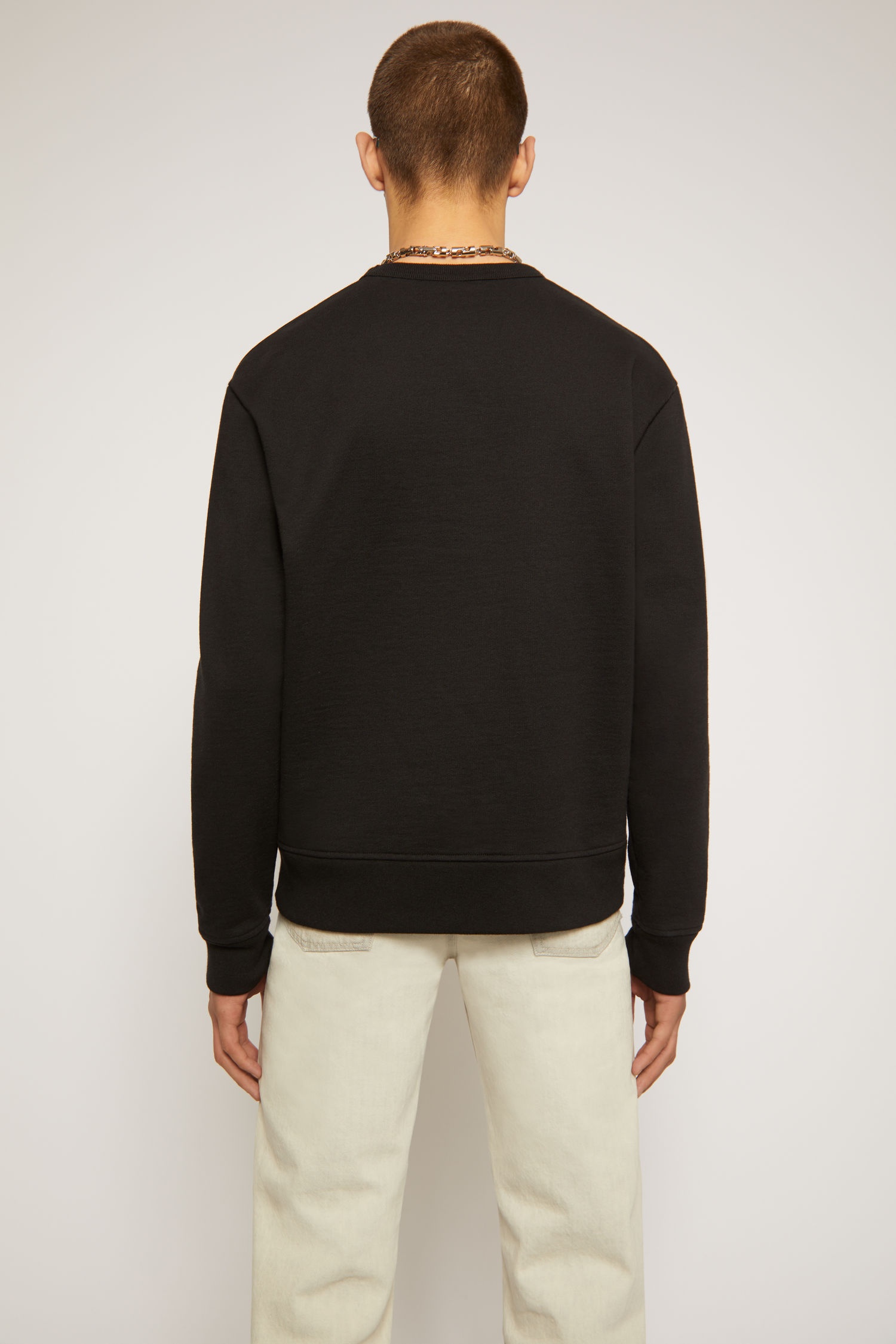 Classic fit sweatshirt black - 4