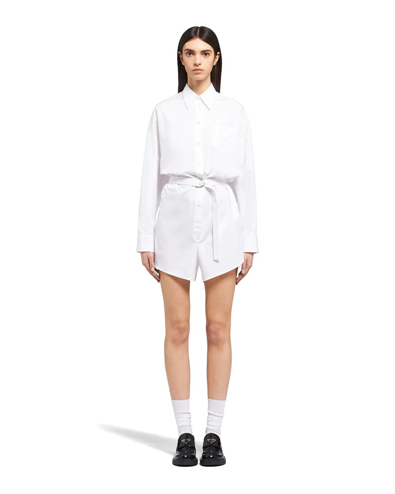 Prada Poplin jumpsuit outlook
