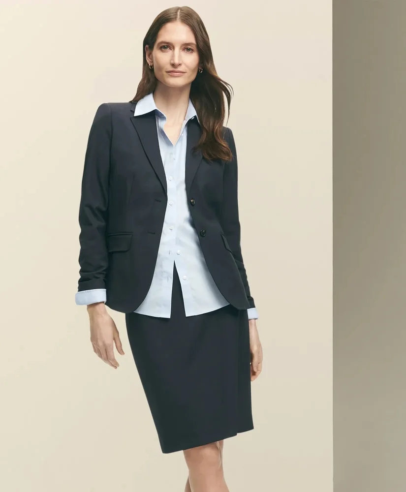 The Essentials Brooks Brothers Stretch Wool Jacket - 1