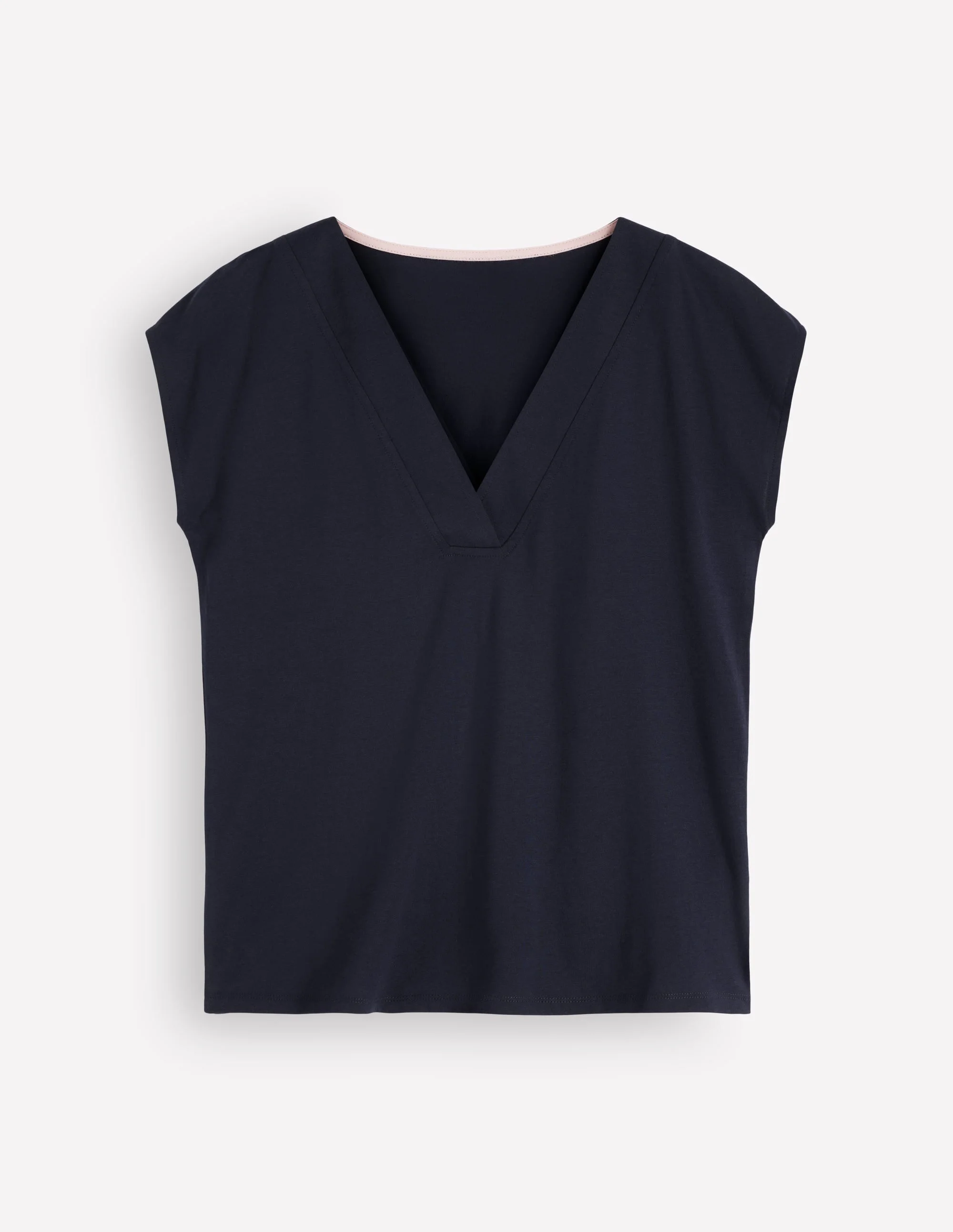 Imi Supersoft V-neck T-shirt-Navy - 1