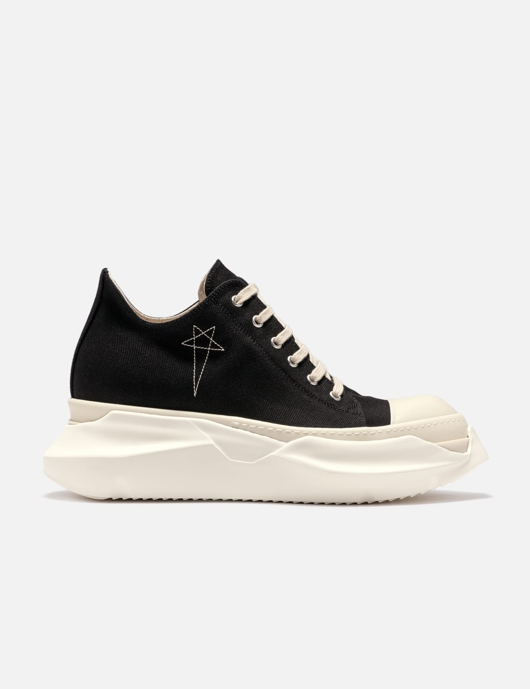 Rick Owens DRKSHDW ABSTRACT SOLE LOW SNEAKERS | REVERSIBLE