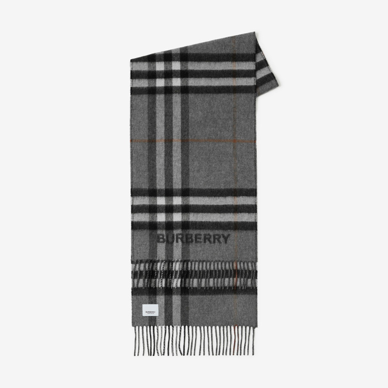 Burberry Contrast Check Cashmere Scarf outlook