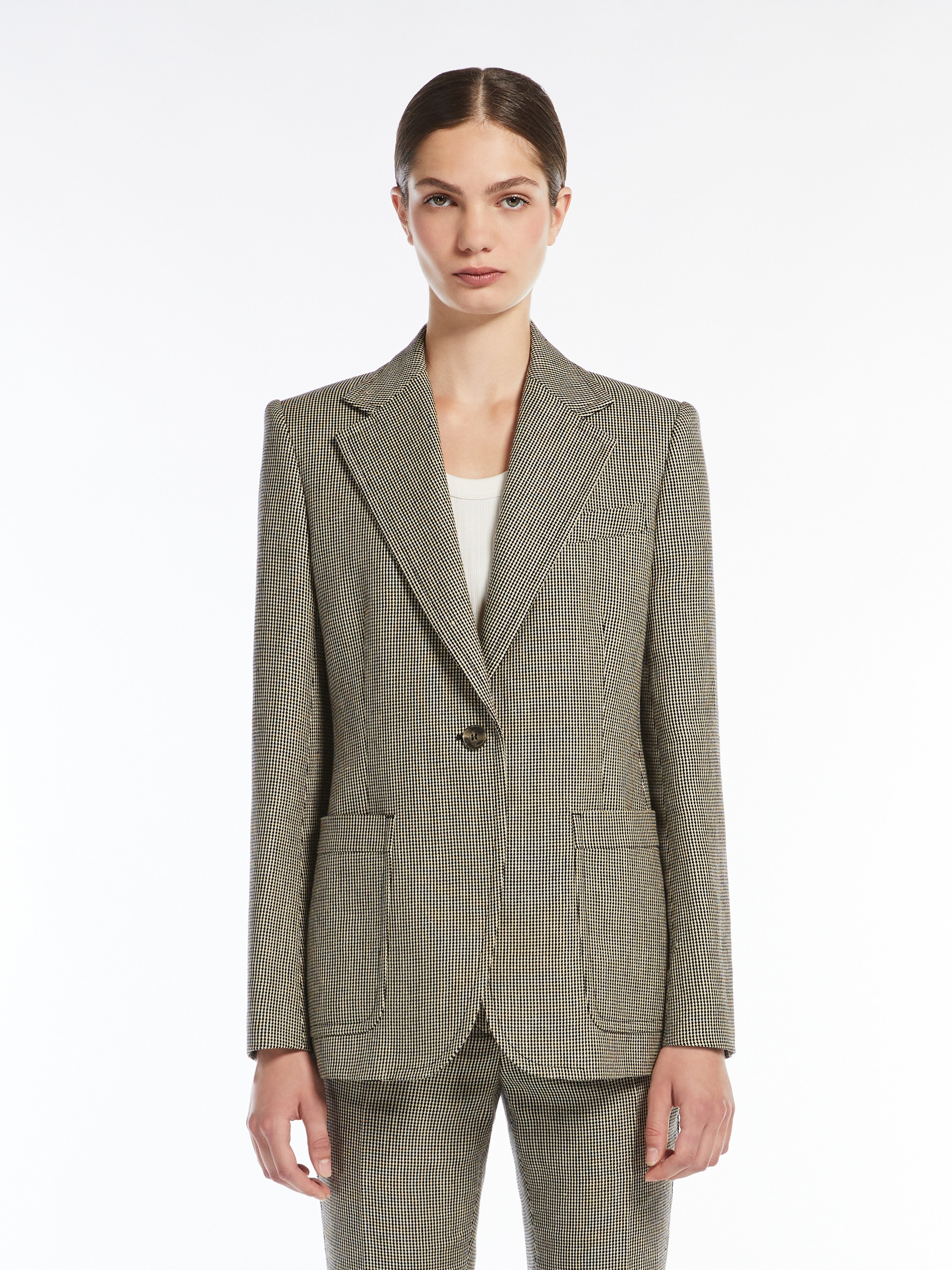 GALLI Cotton and linen single-breasted blazer - 3