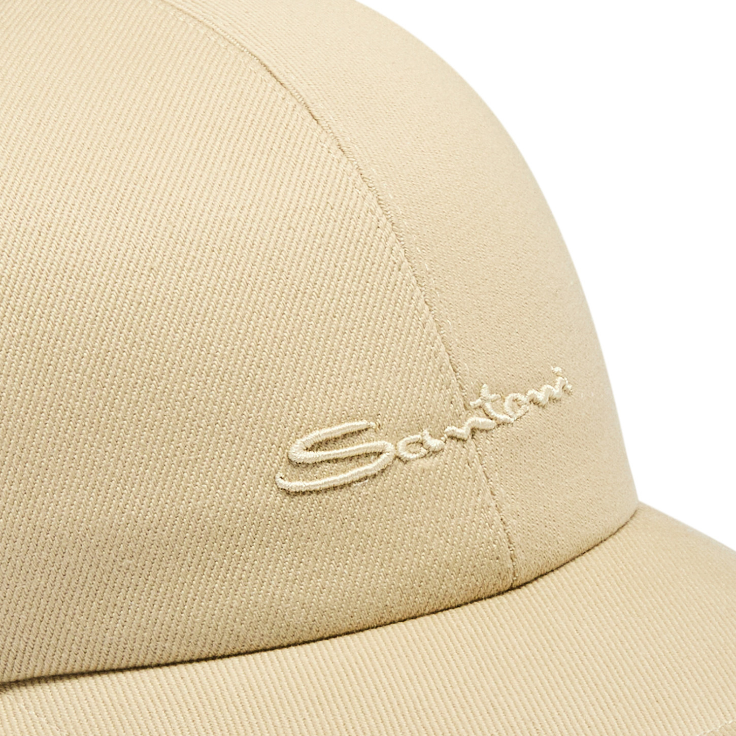 Men's beige cotton baseball cap - 3