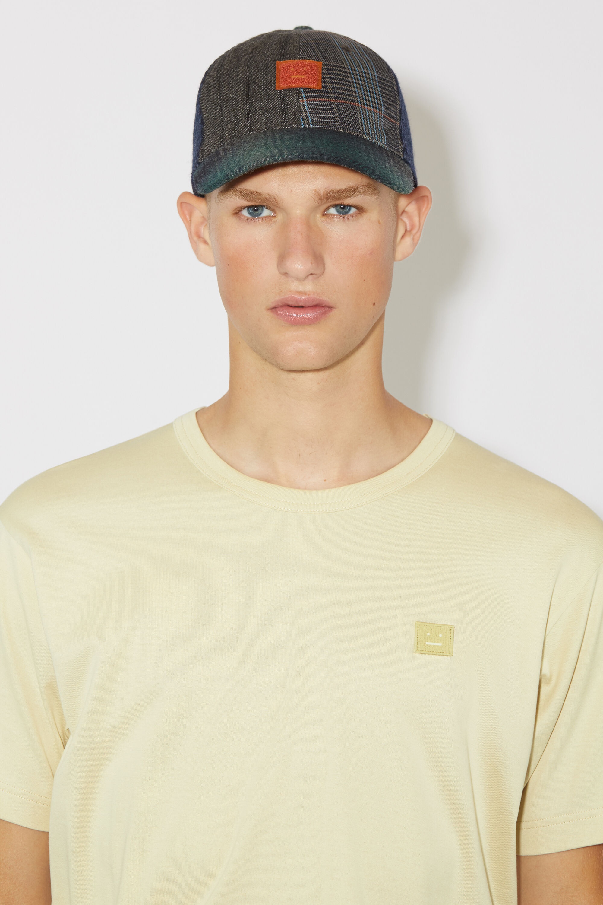 Crew neck t-shirt- Regular fit - Sand/green - 4
