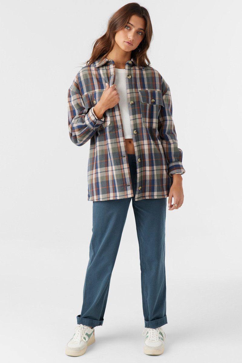 Chance High Pile Lined Flannel Jacket 3