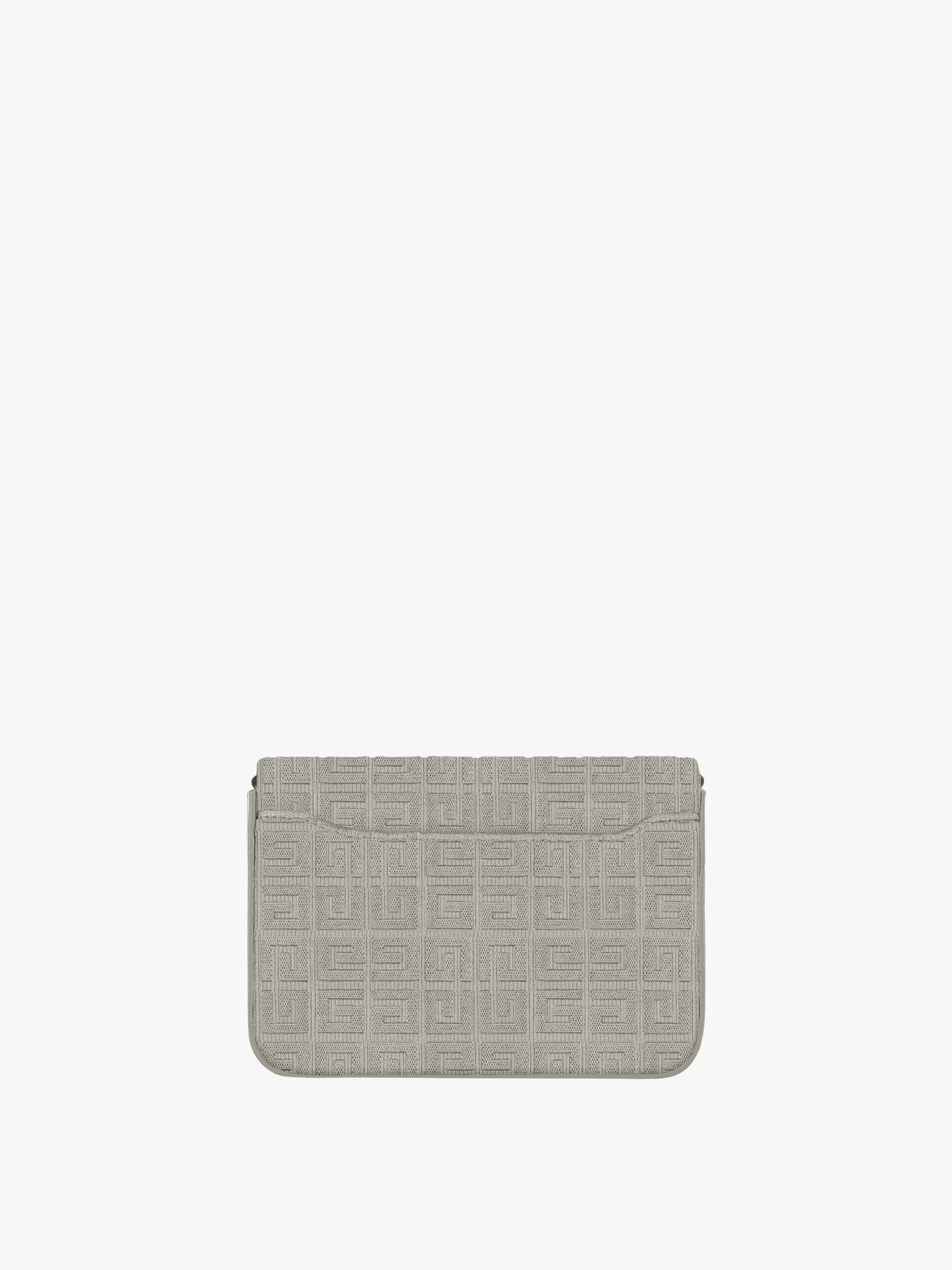 MEDIUM 4G BAG IN 4G EMBROIDERY WITH CHAIN - 5