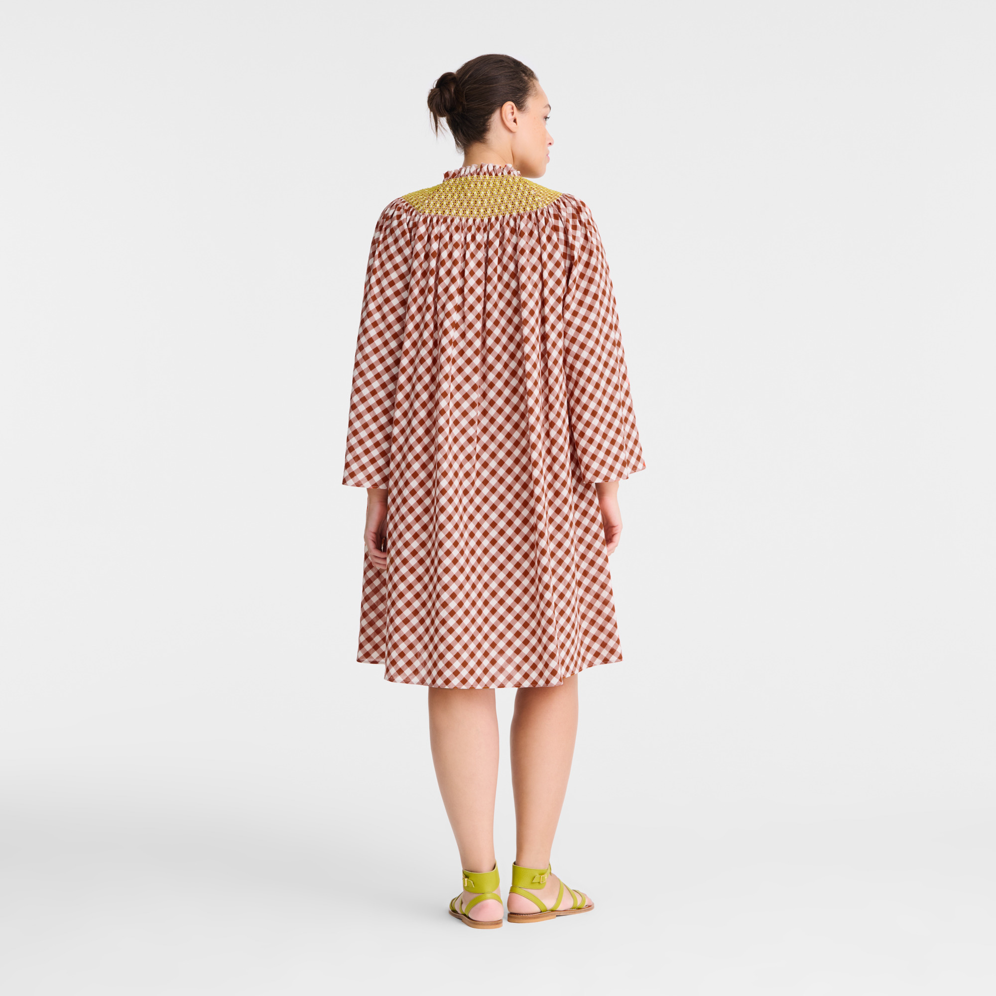 Dress Bark - Vichy jacquard - 3