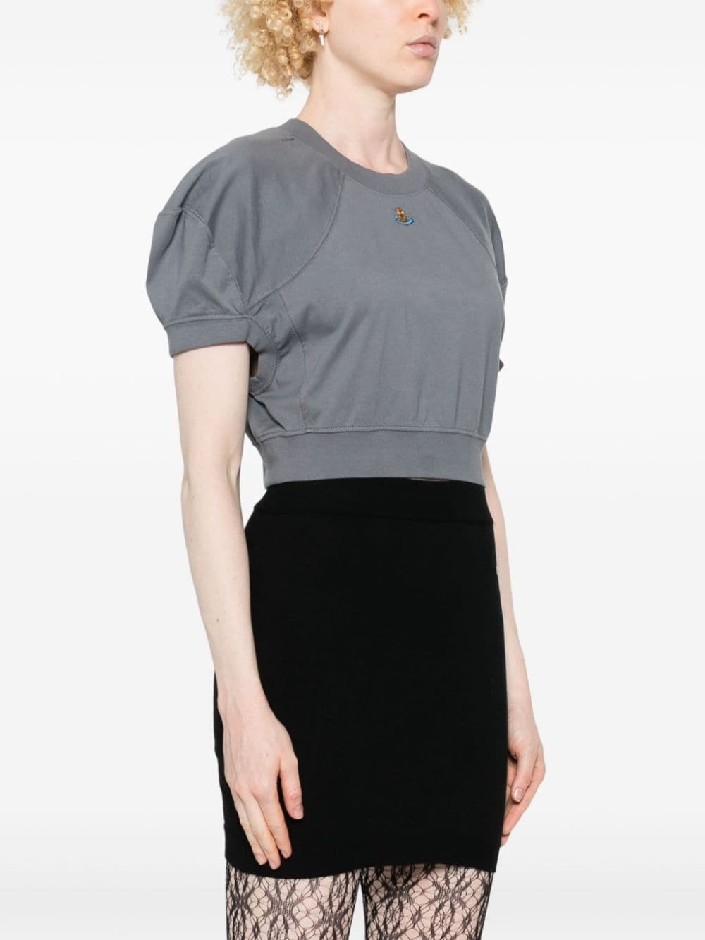 Vivienne Westwood cropped Football T-shirt | REVERSIBLE
