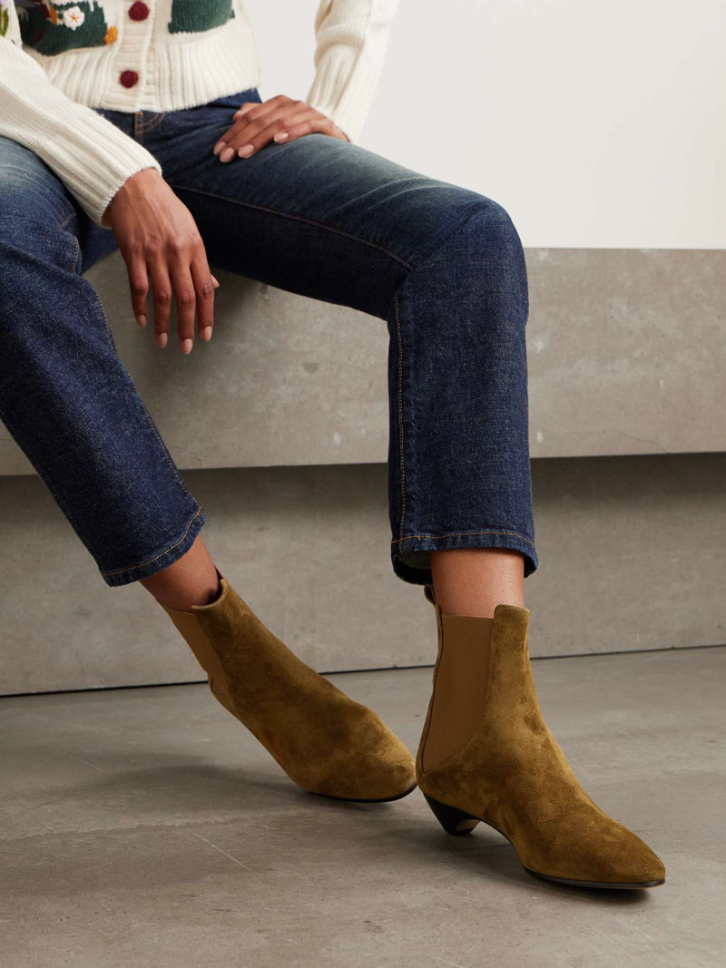 LE MONDE BÉRYL Allegra suede Chelsea boots Sand outlook