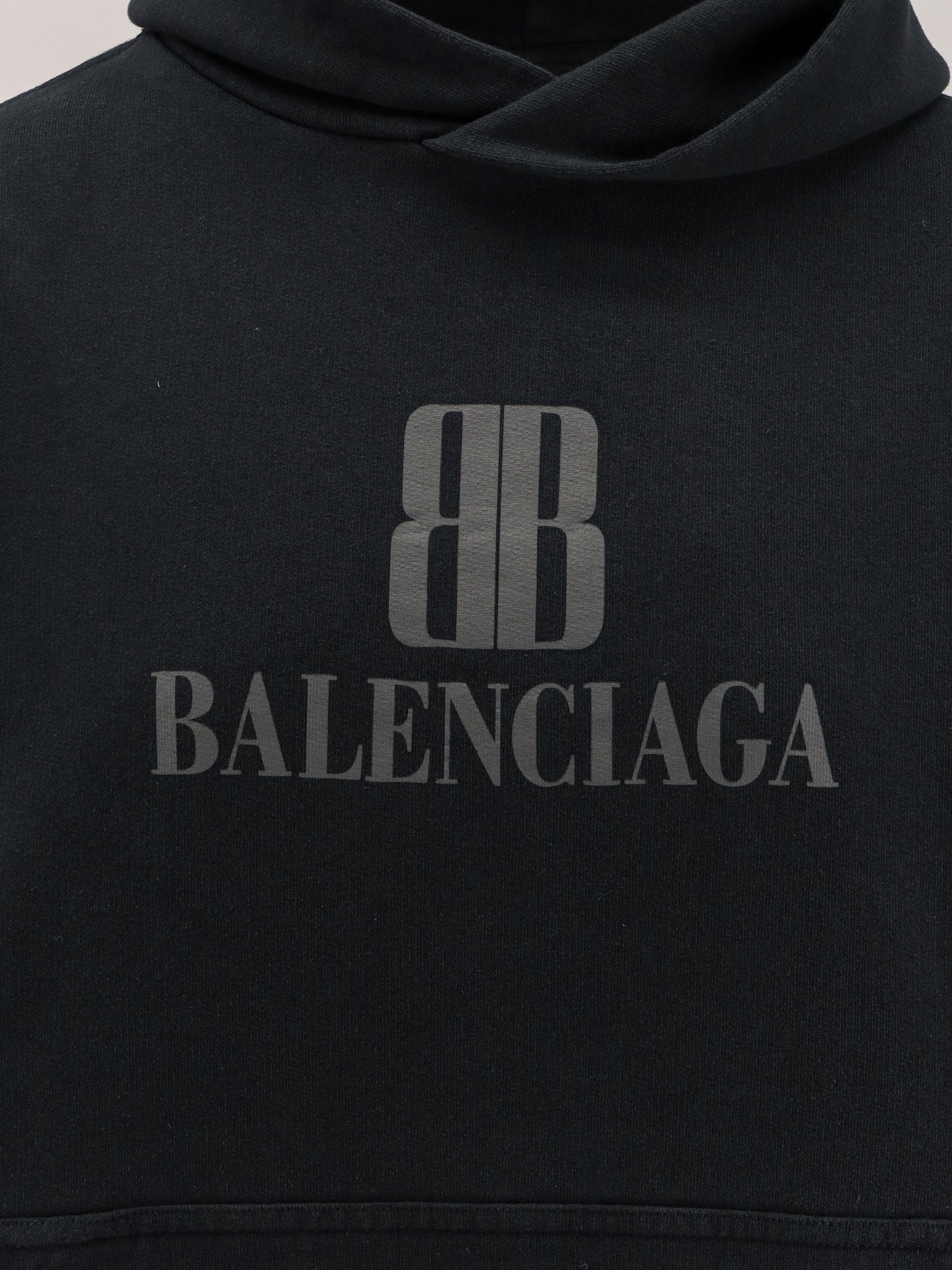 Balenciaga Women Cropped Cotton Sweatshirt - 5