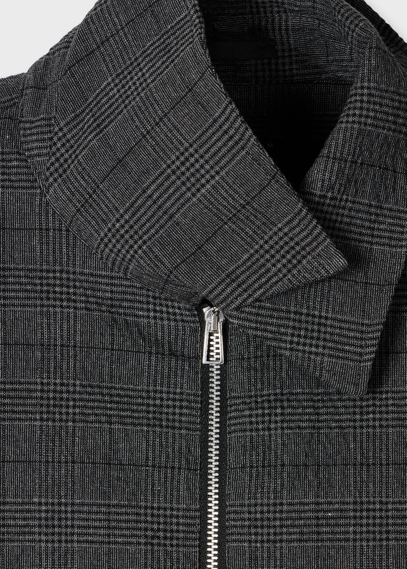 Paul Smith Grey Textured-Cotton Check Co-Ord Set outlook