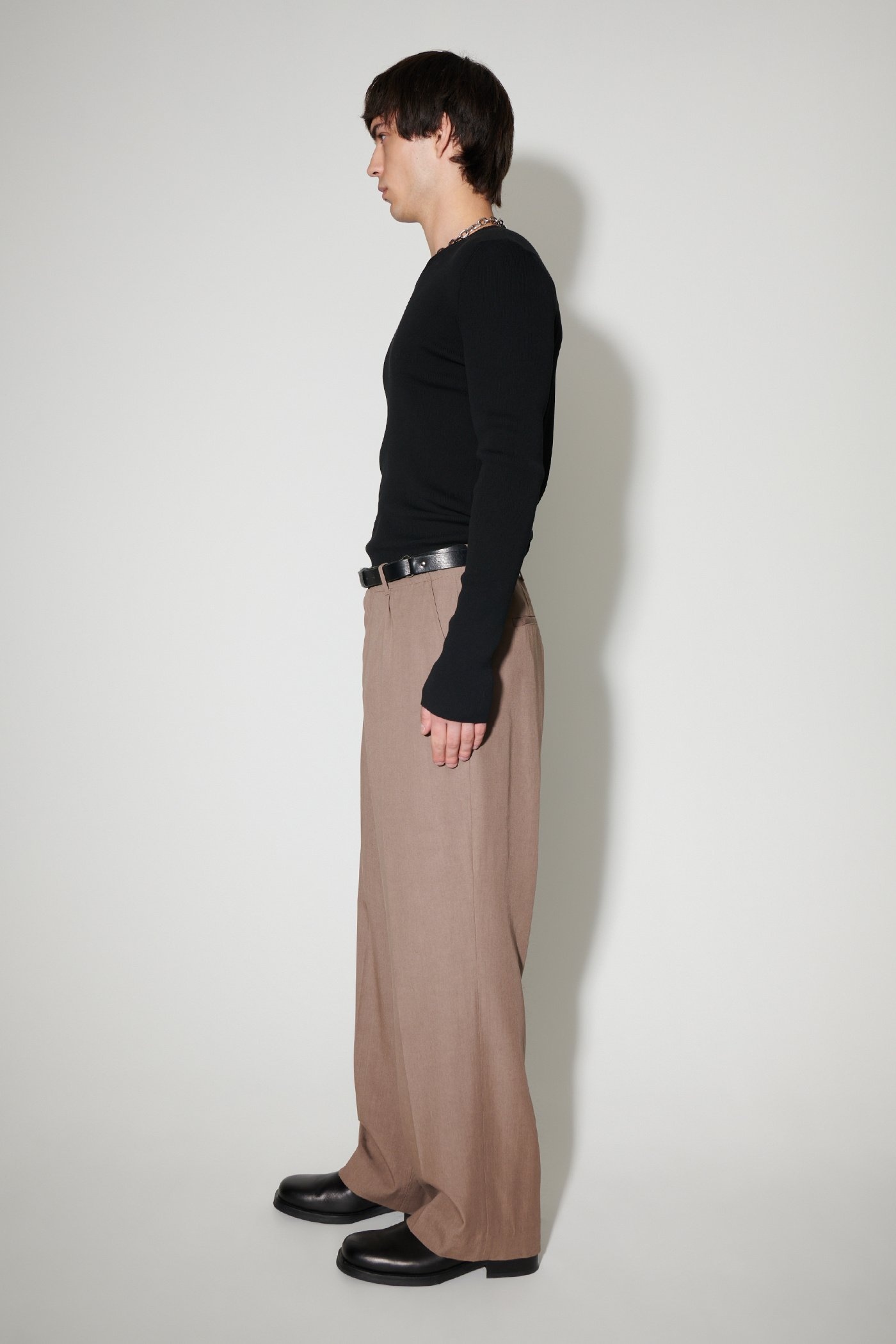 Borrowed Chino Muddy Lavender Lyo Wool - 5