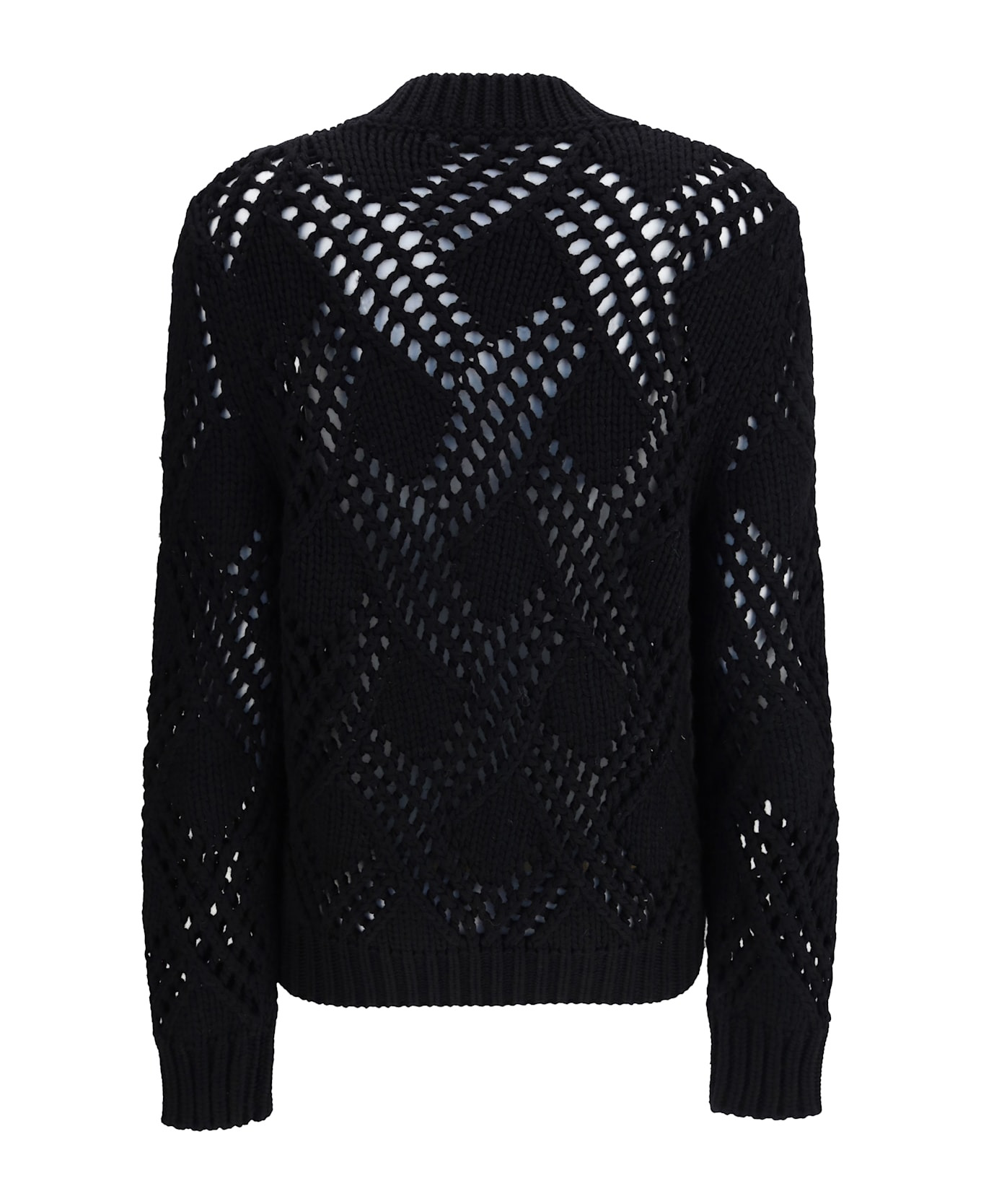 Geometric Pattern Sweater - 2