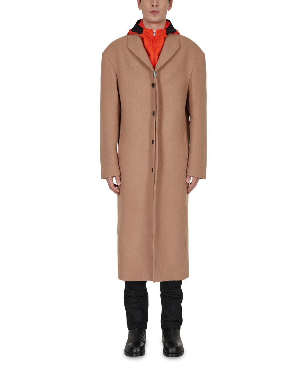 LONG COAT WITH HOOD - 2