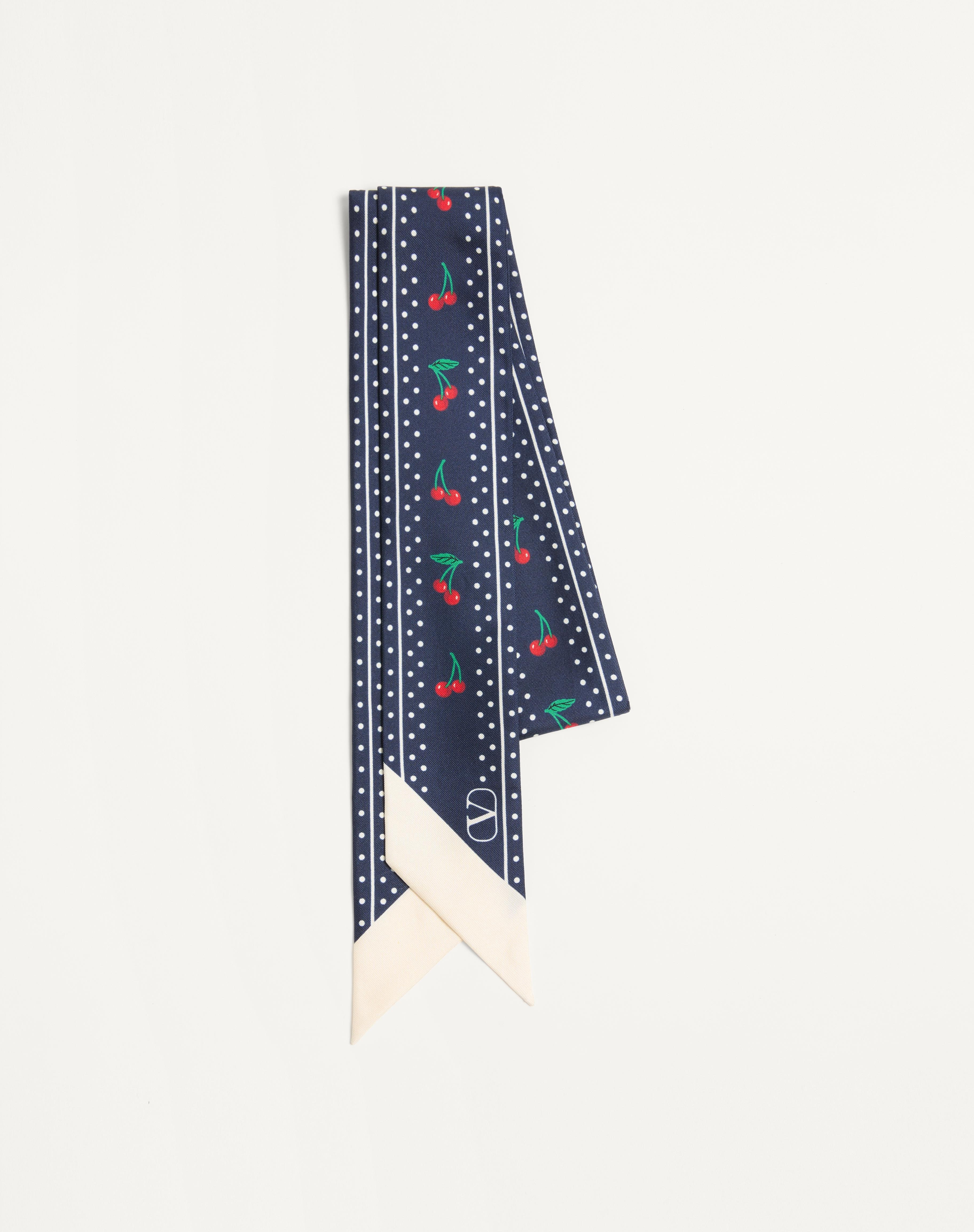 CHERRYFIC SILK BANDEAU SCARF - 1
