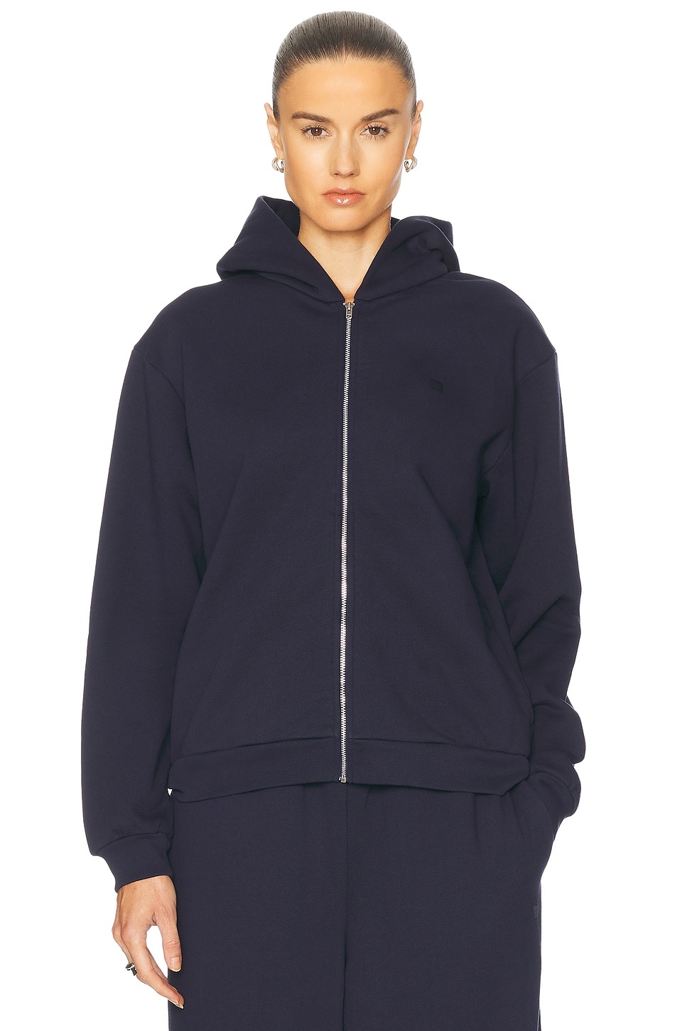 Hooded Zip Sweater - 1