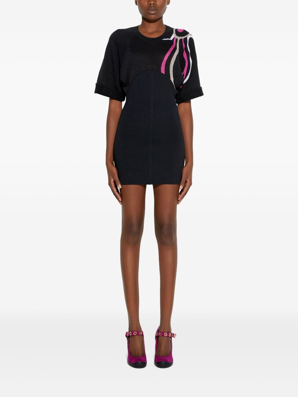 marmo-print dress - 2