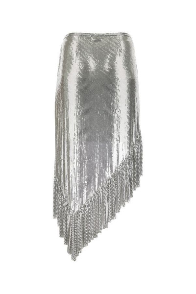 Paco Rabanne Silver chain mail skirt outlook